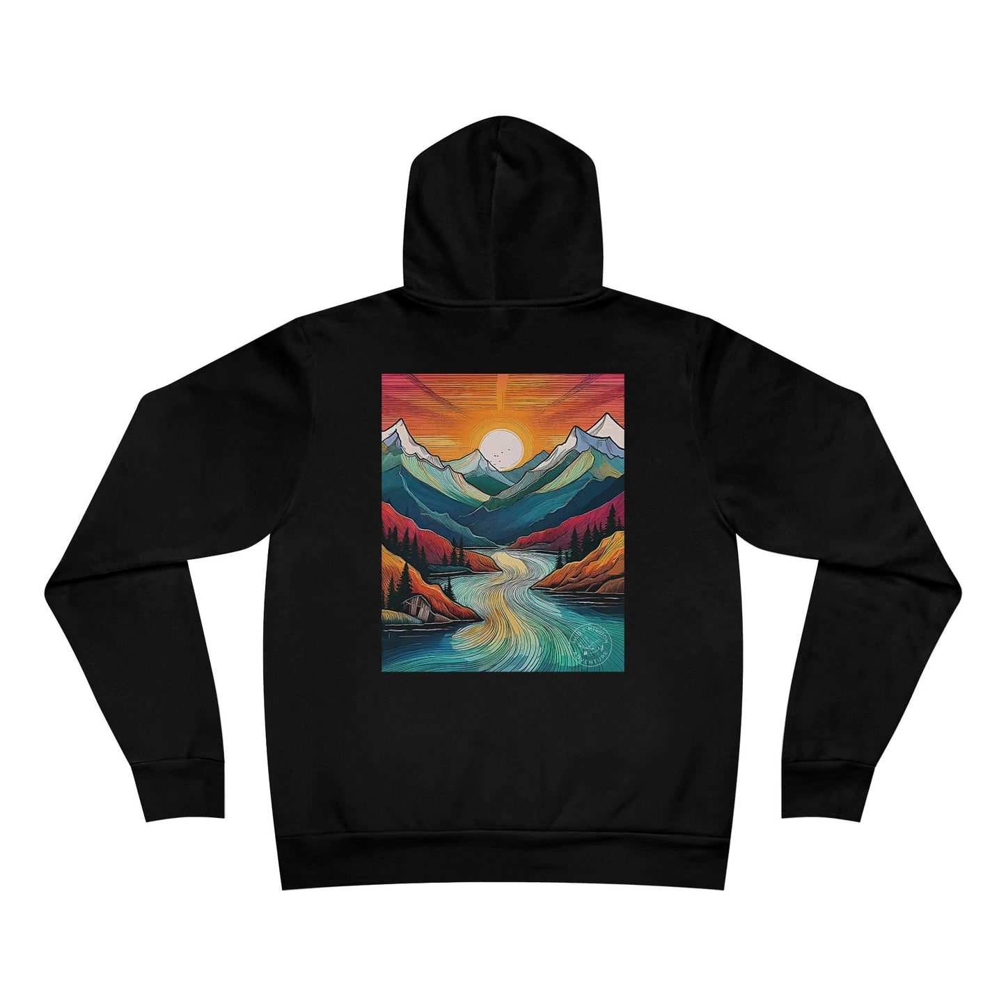 Kenai Fjords National Park Fleece Hoodie
