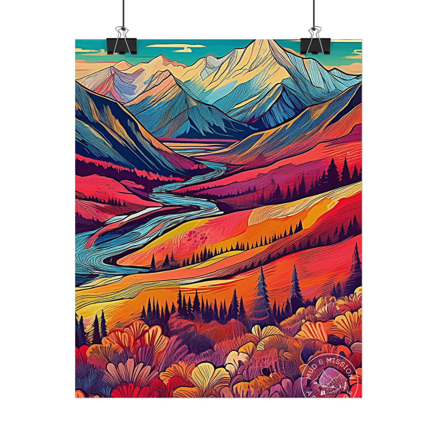 Denali National Park Matte Poster