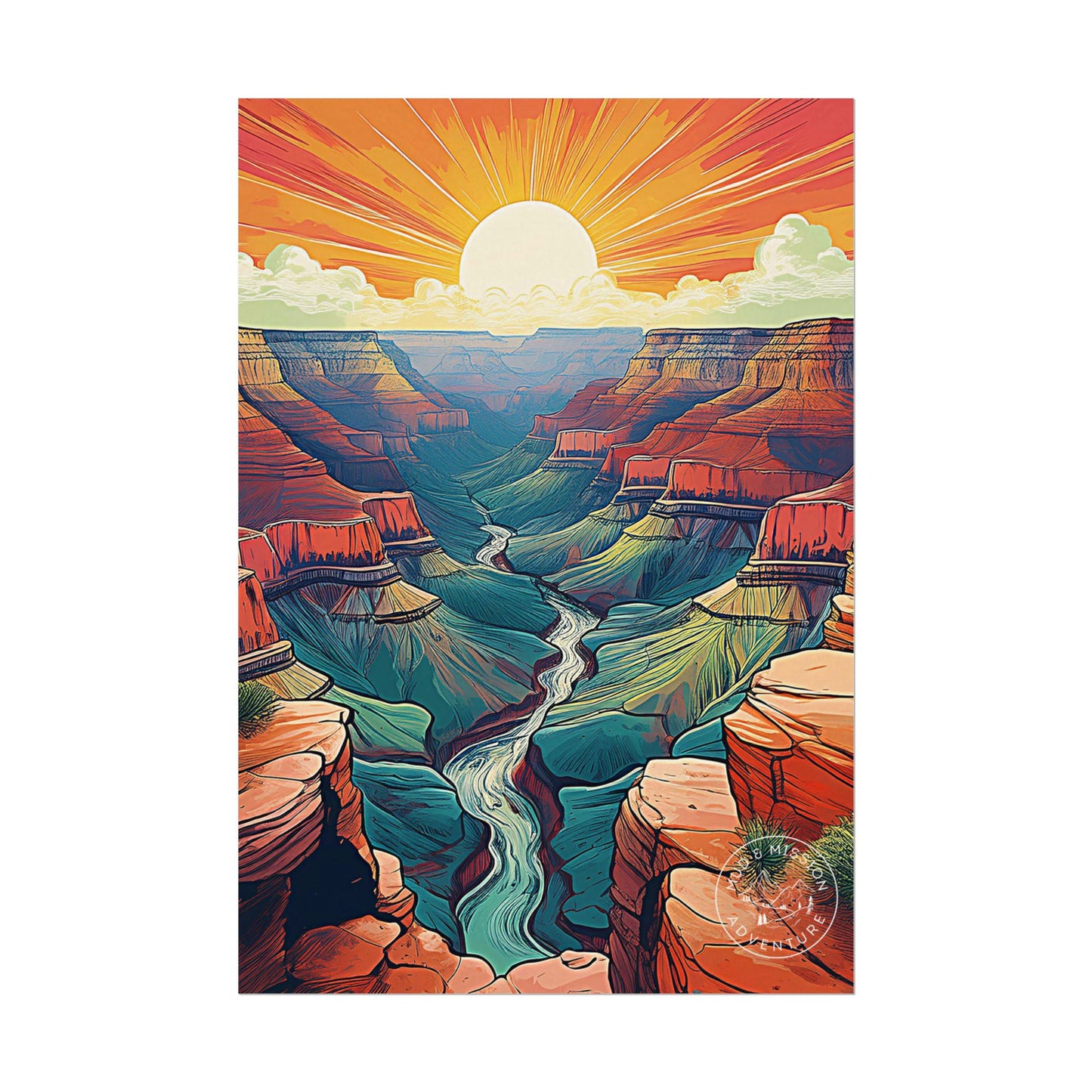 Grand Canyon National Park Matte Poster