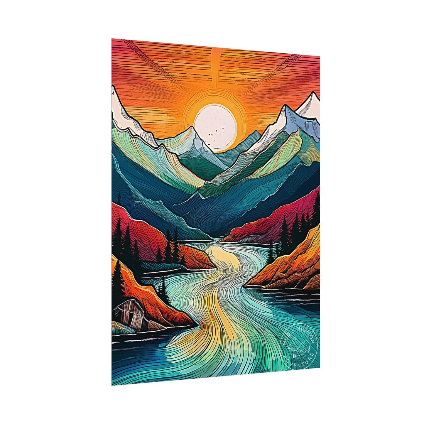 Kenai Fjords National Park Matte Poster