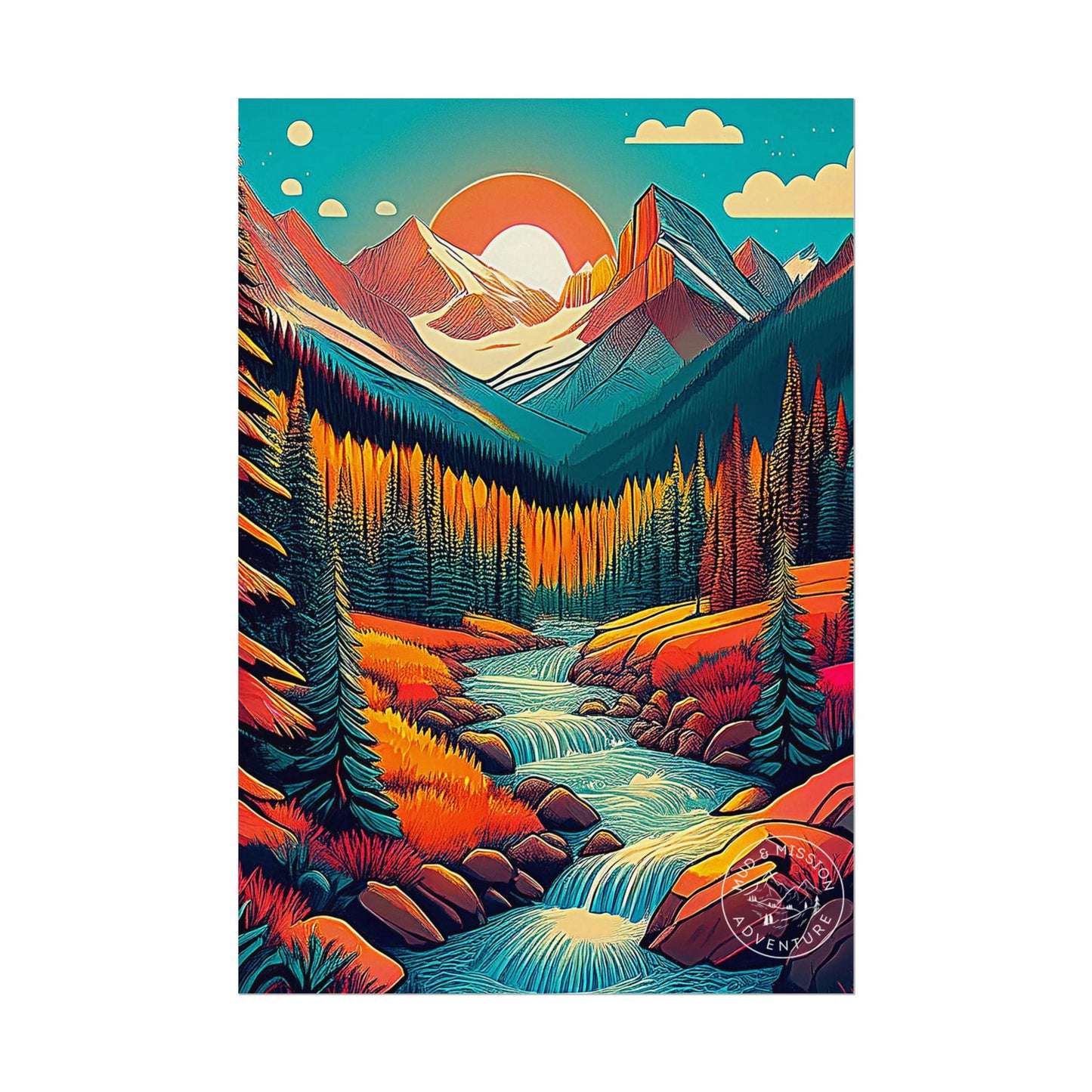 Rocky Mountain National Park Matte Poster