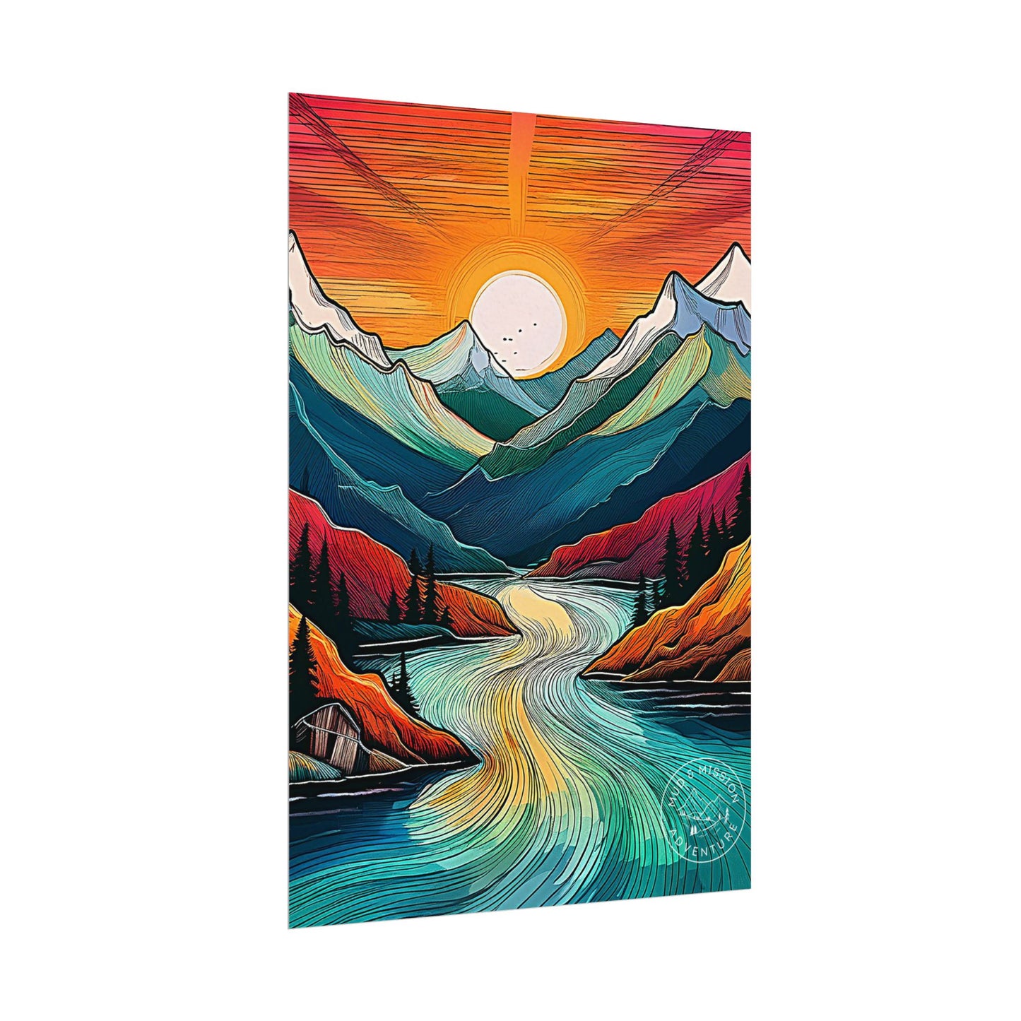 Kenai Fjords National Park Matte Poster