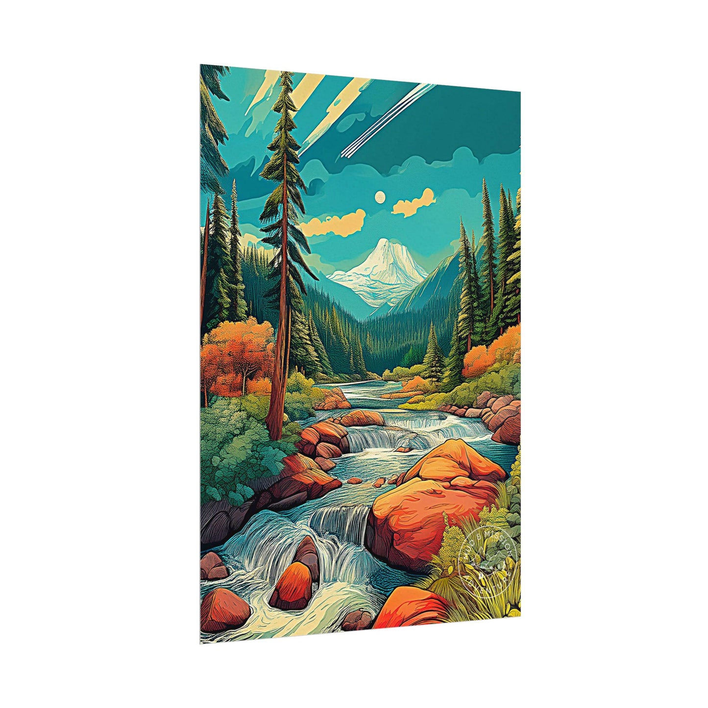Mount Olympic National Park Matte Poster