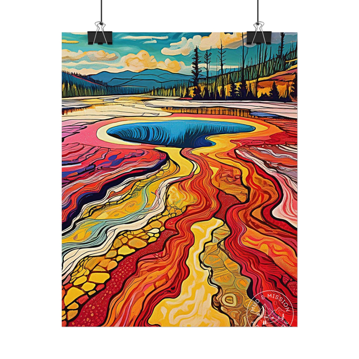 Yellowstone National Park Matte Poster