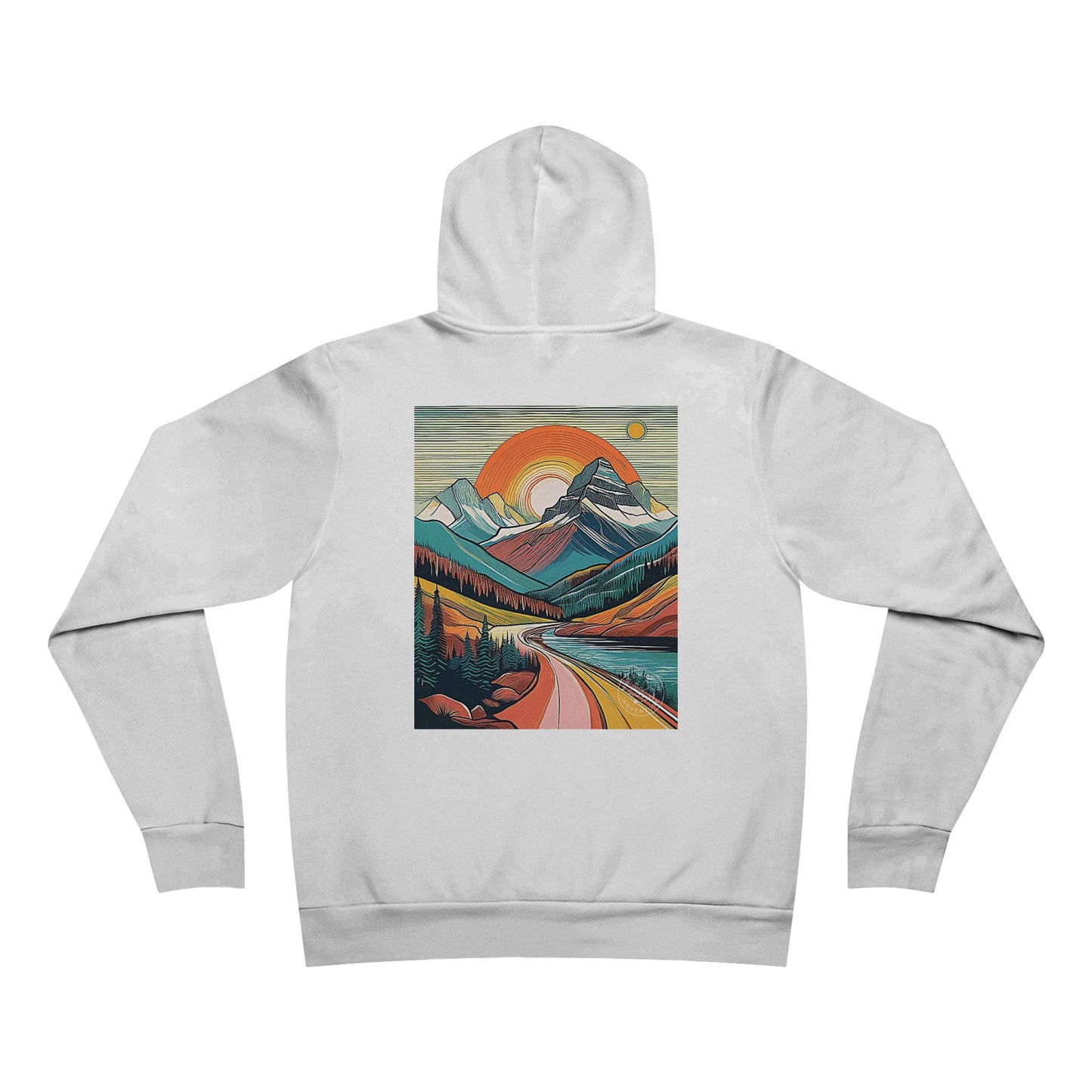 Glacier National Park Fleece Hoodie Fleece Hoodie