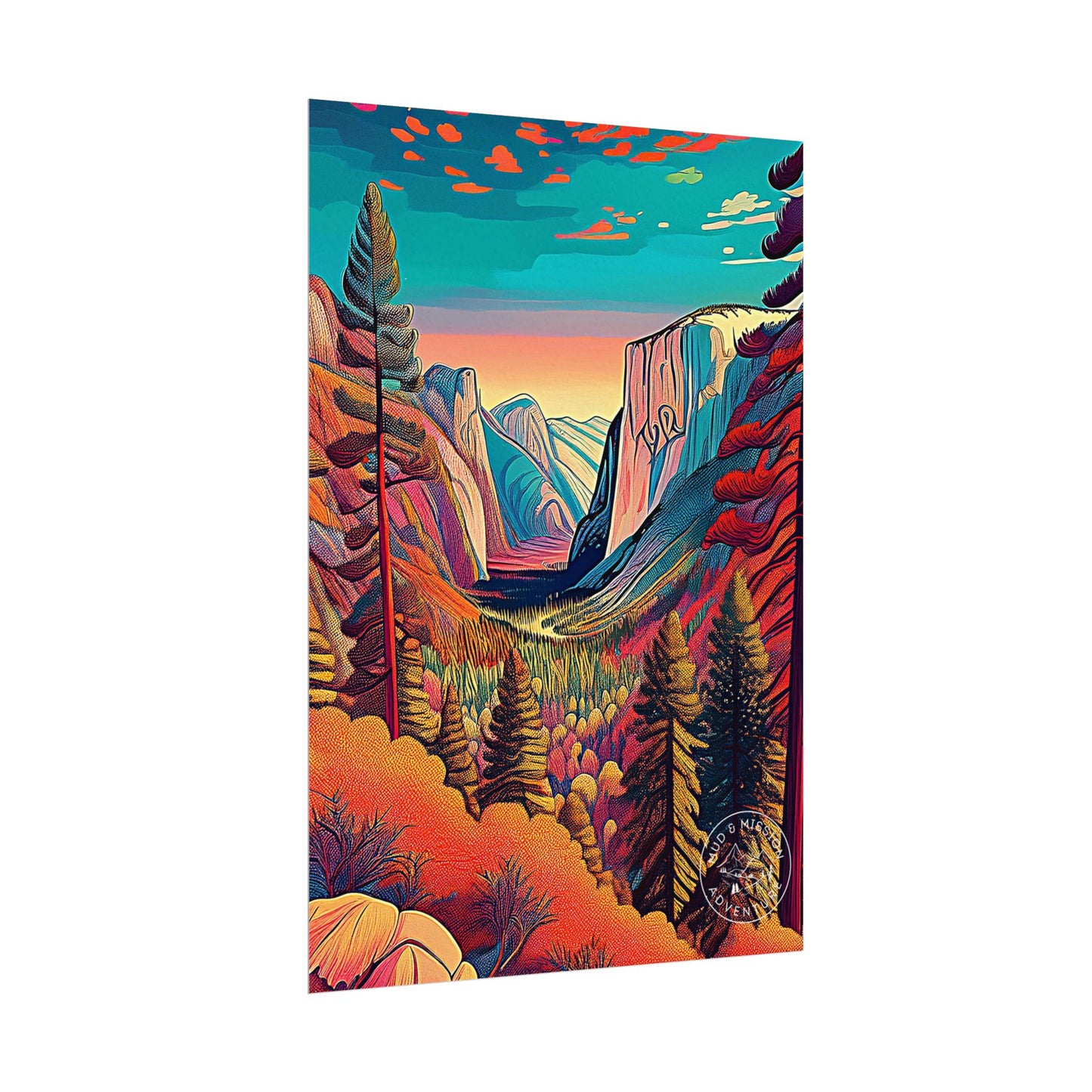 Yosemite National Park Matte Poster