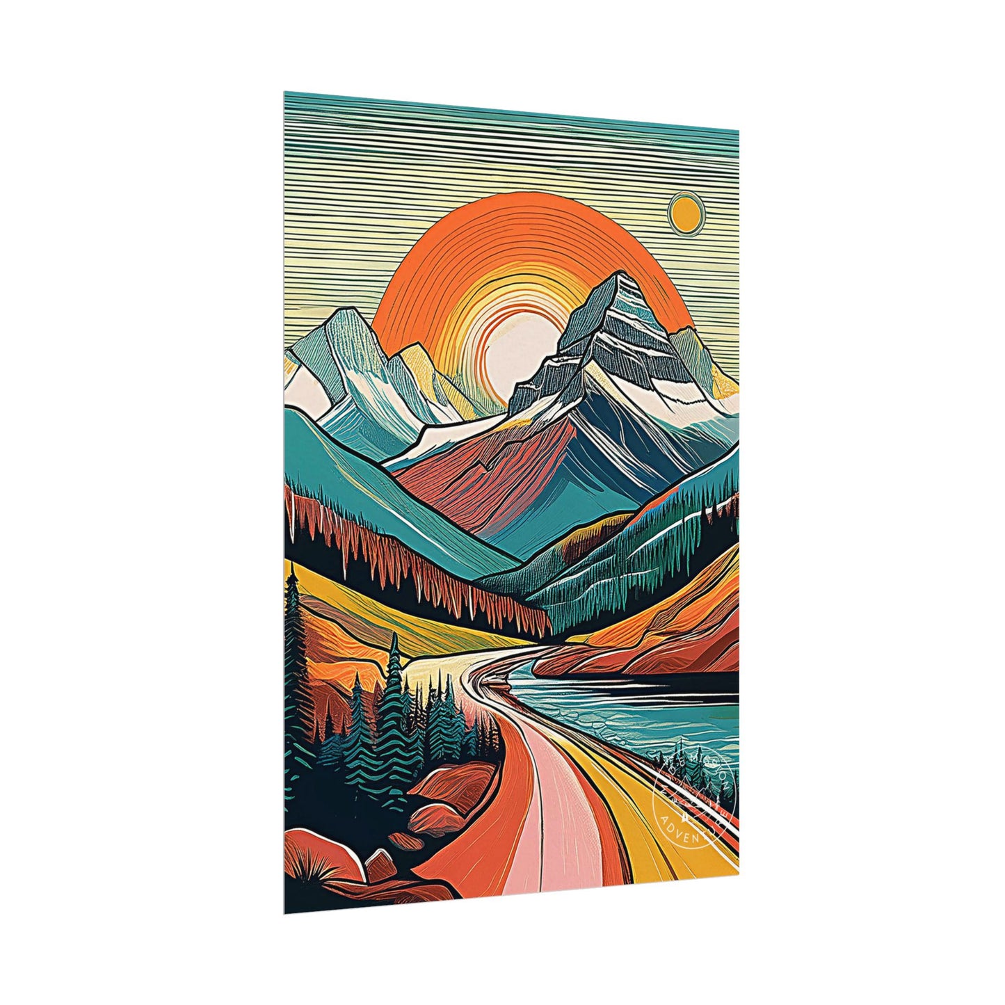 Glacier National Park Matte Poster