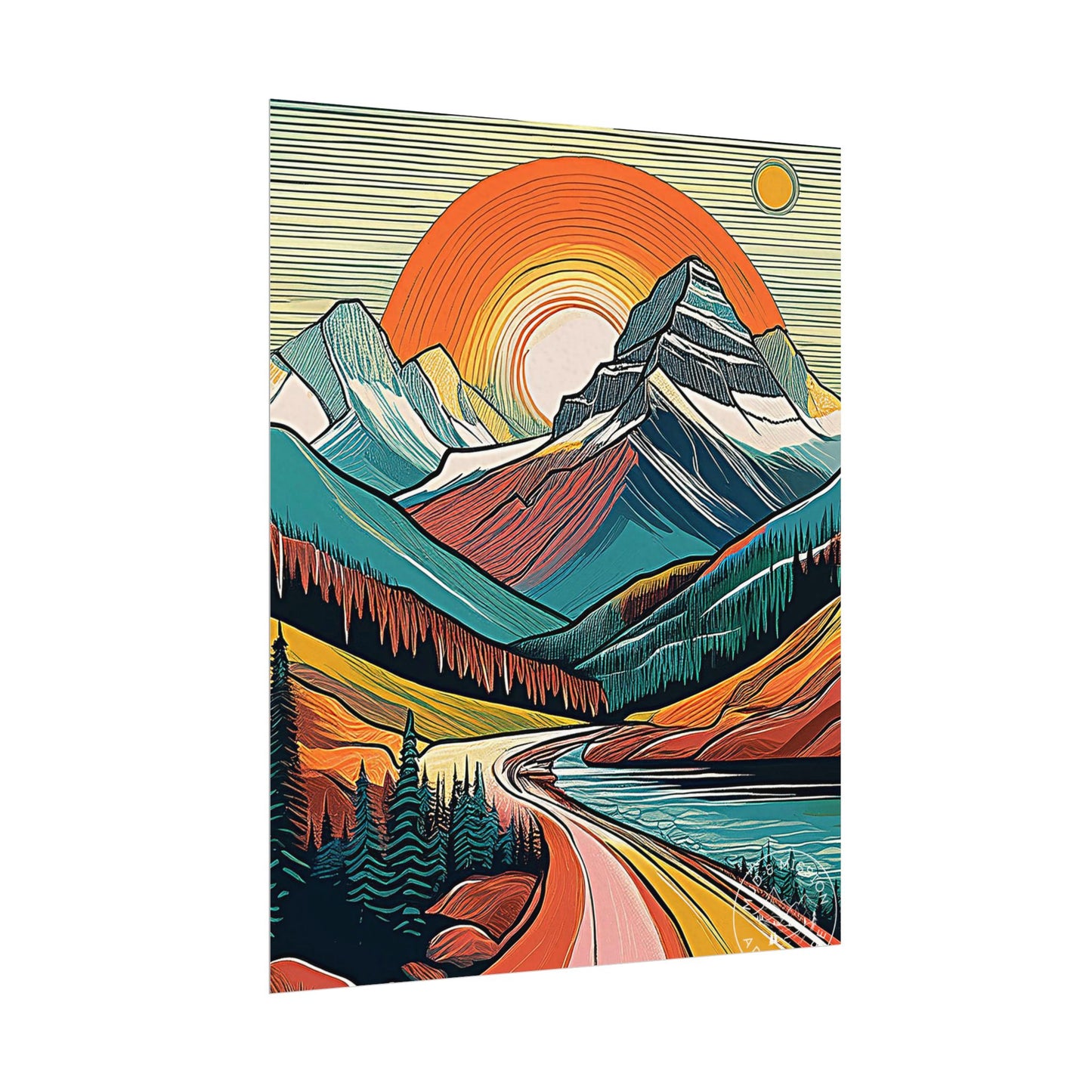 Glacier National Park Matte Poster