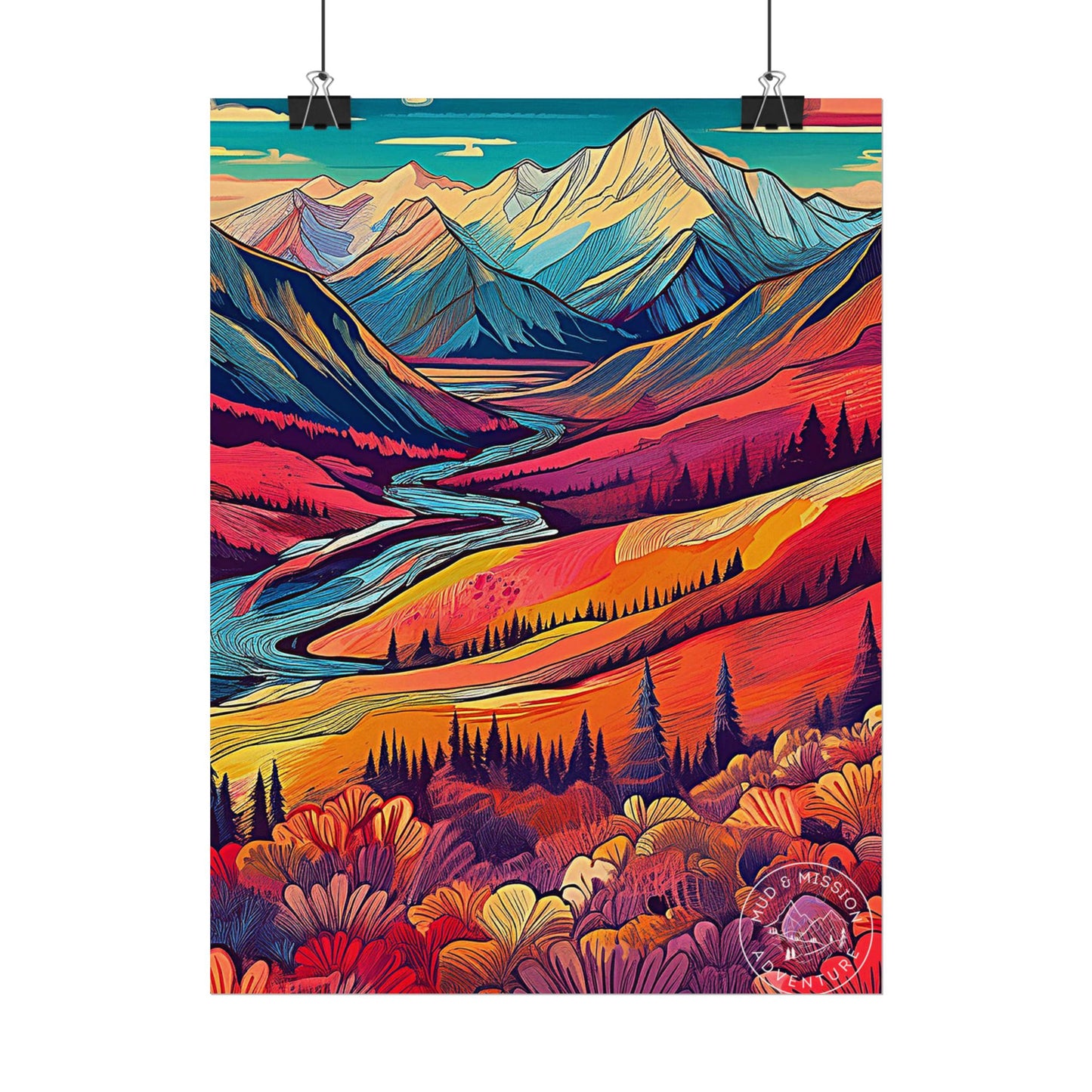 Denali National Park Matte Poster