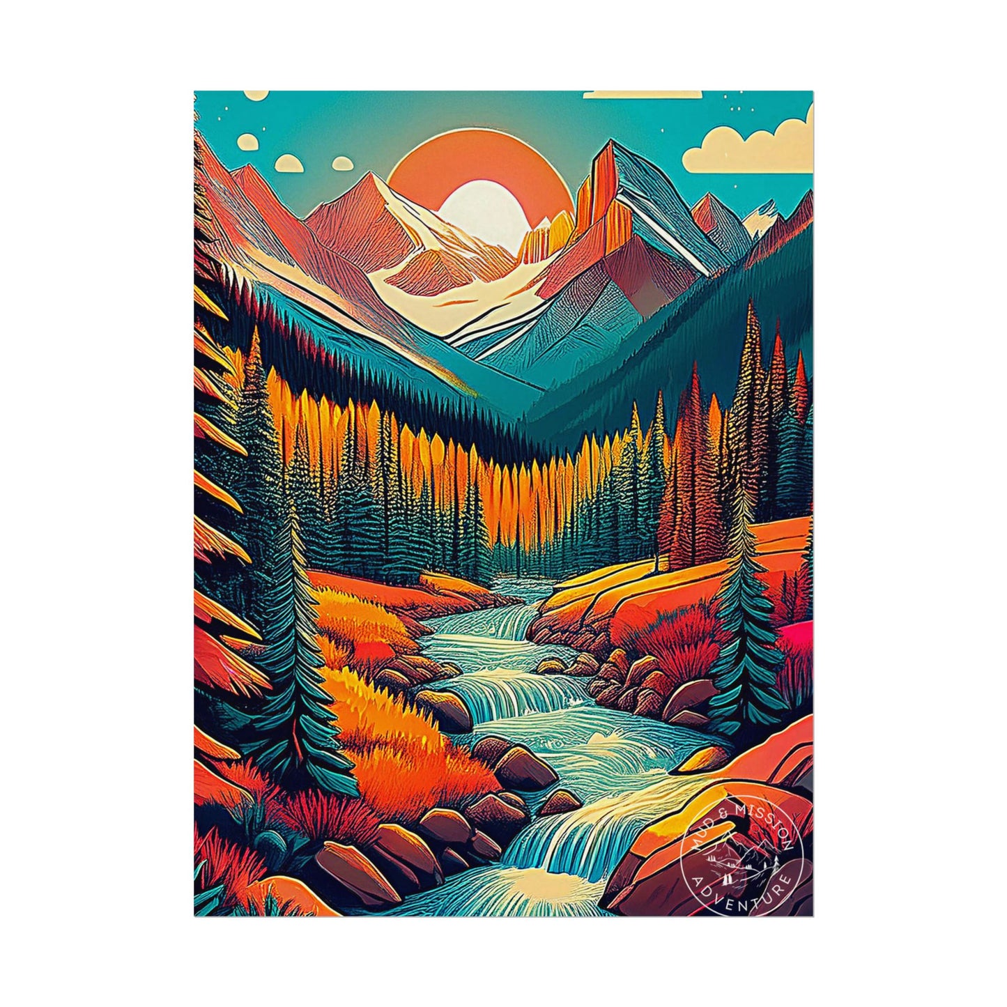 Rocky Mountain National Park Matte Poster