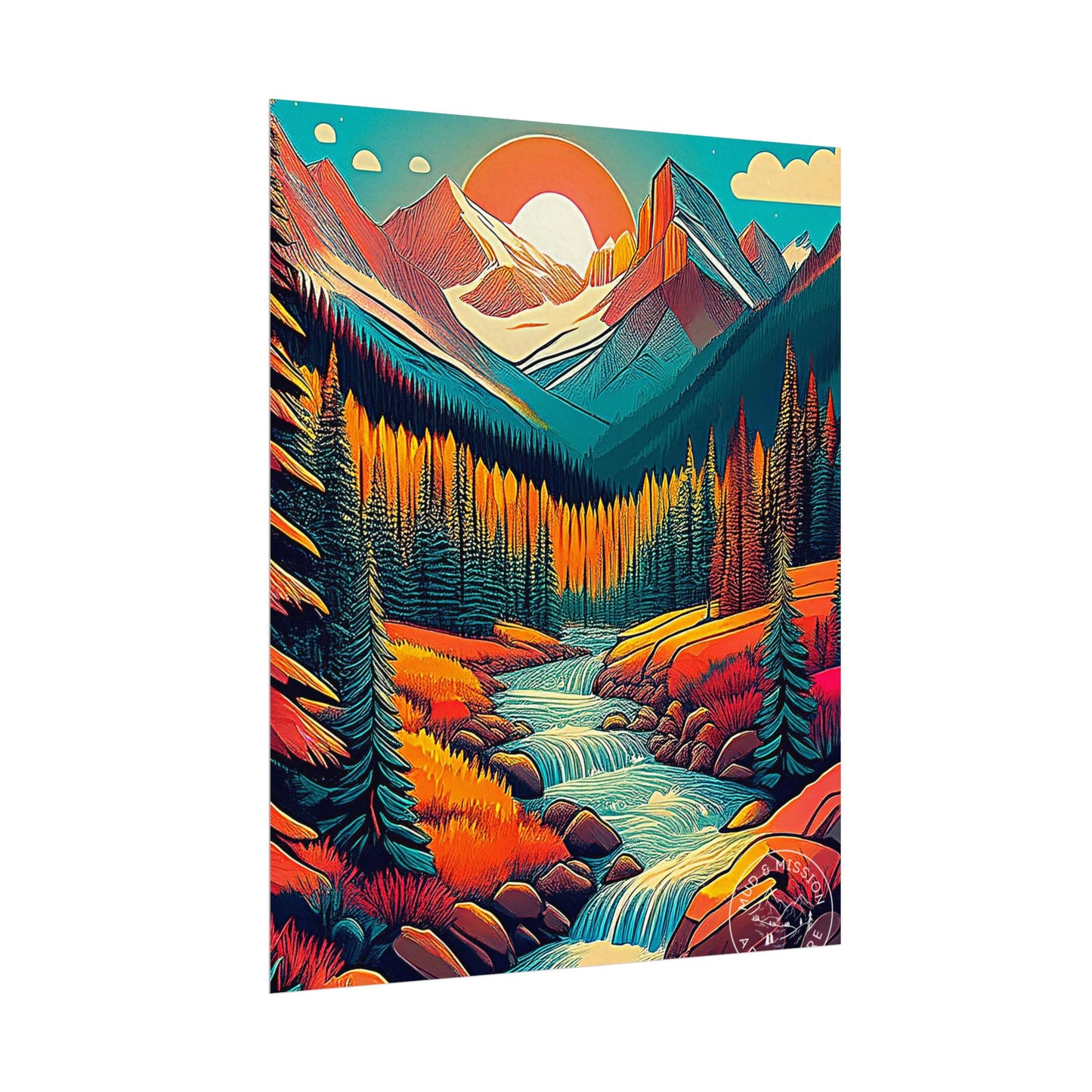 Rocky Mountain National Park Matte Poster