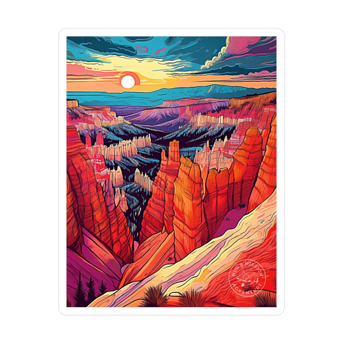 Bryce Canyon National Park Vinyl Decal
