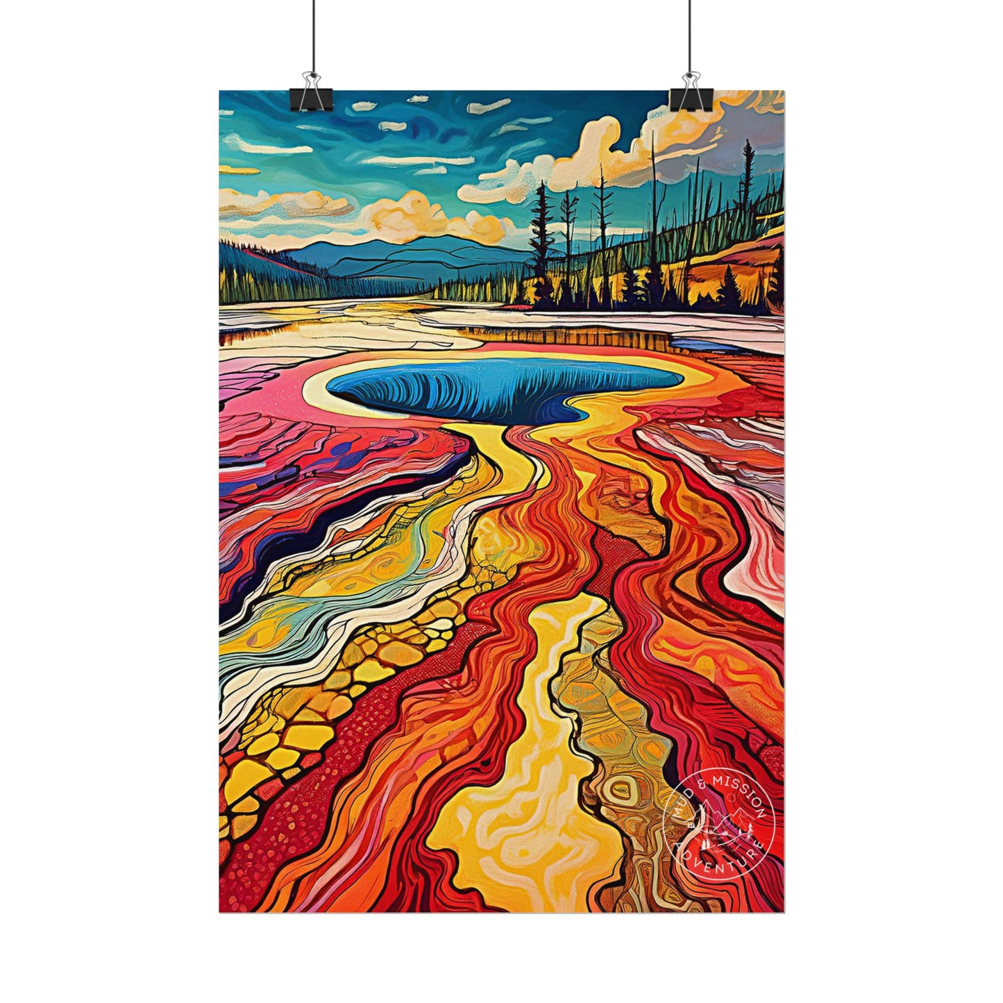 Yellowstone National Park Matte Poster