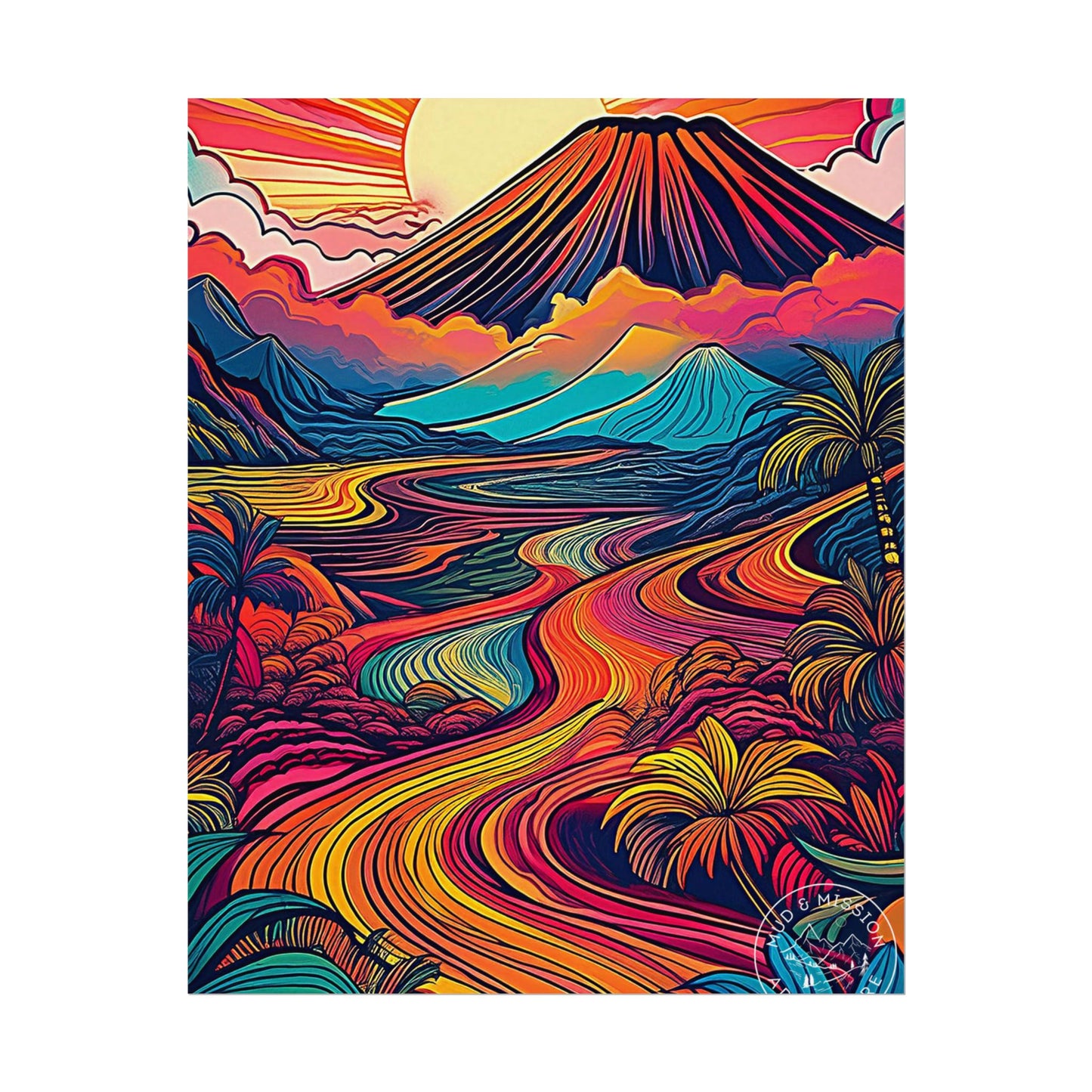 Hawaii Volcanoes National Park Matte Poster