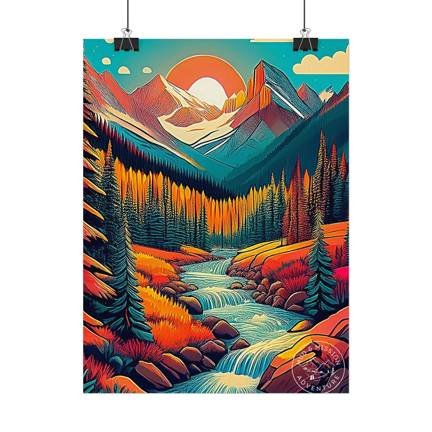 Rocky Mountain National Park Matte Poster