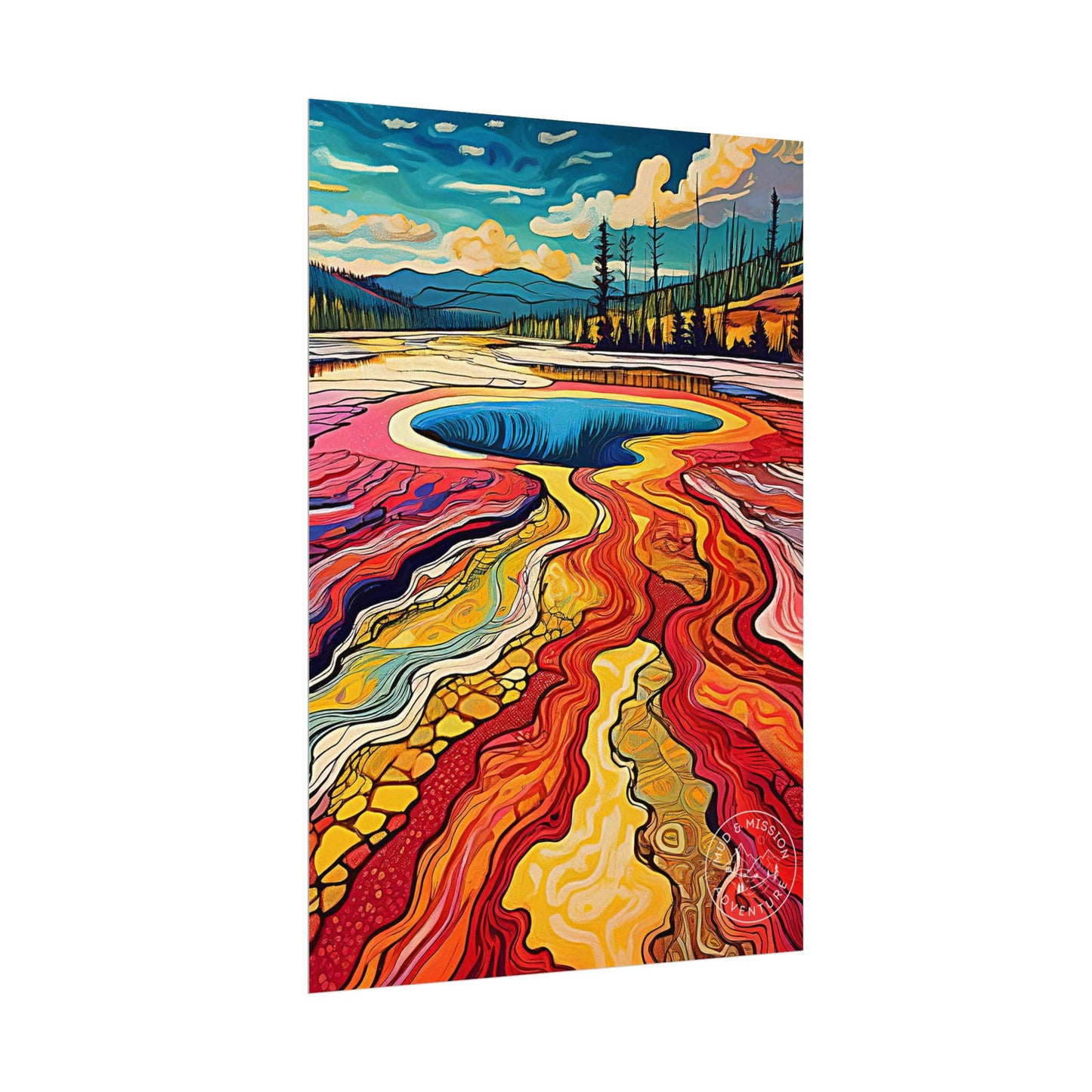 Yellowstone National Park Matte Poster