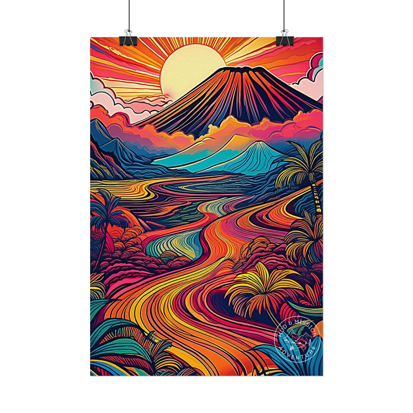 Hawaii Volcanoes National Park Matte Poster