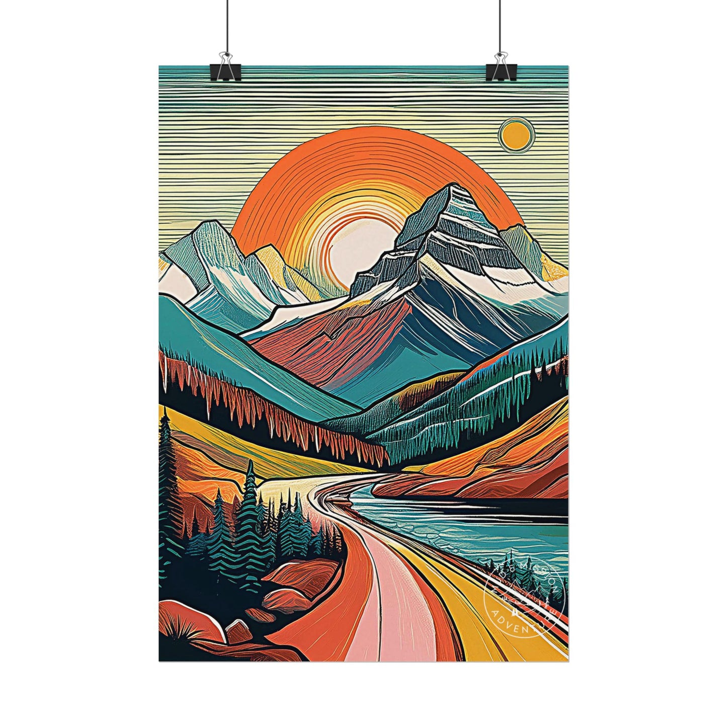 Glacier National Park Matte Poster