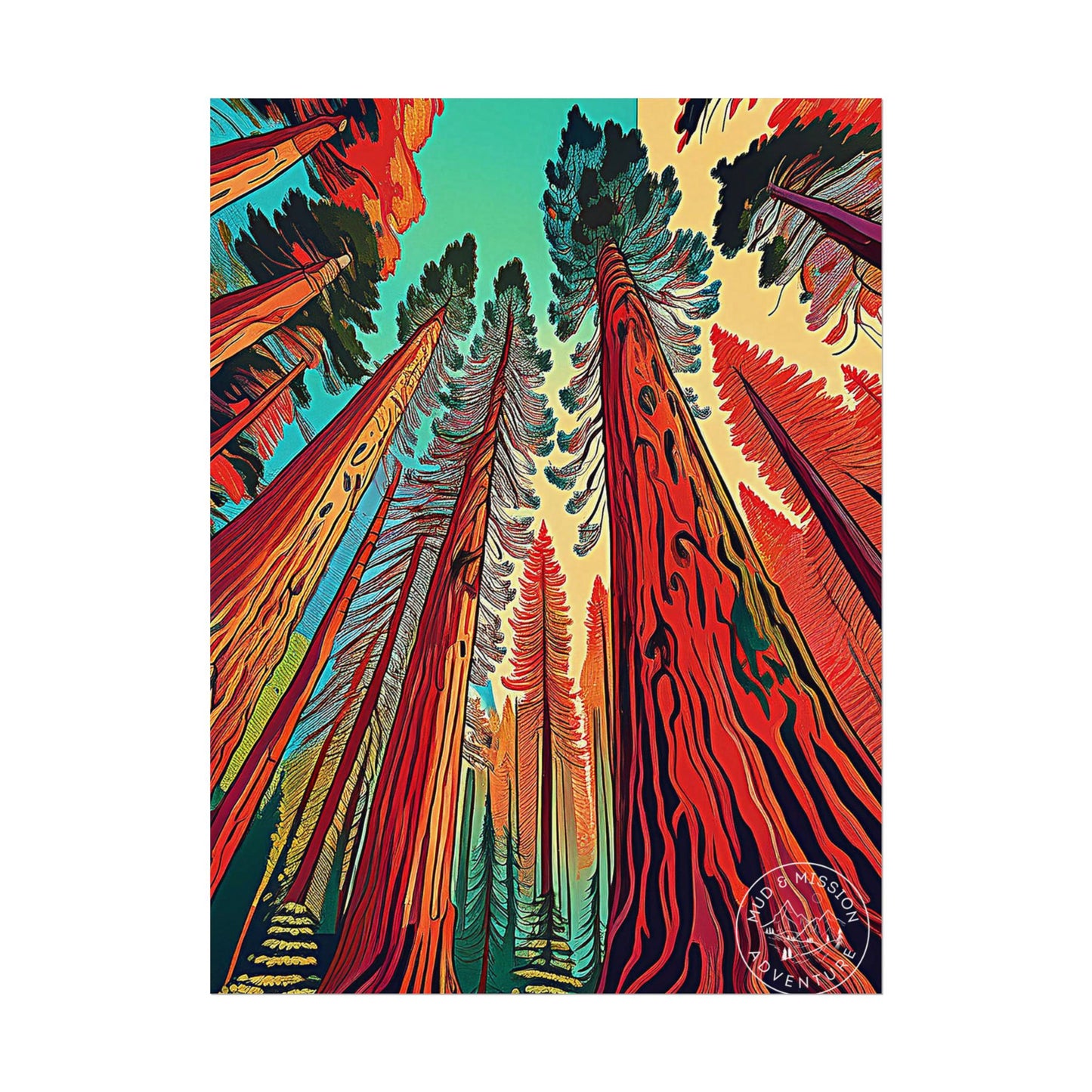 Redwood National Park Matte Poster