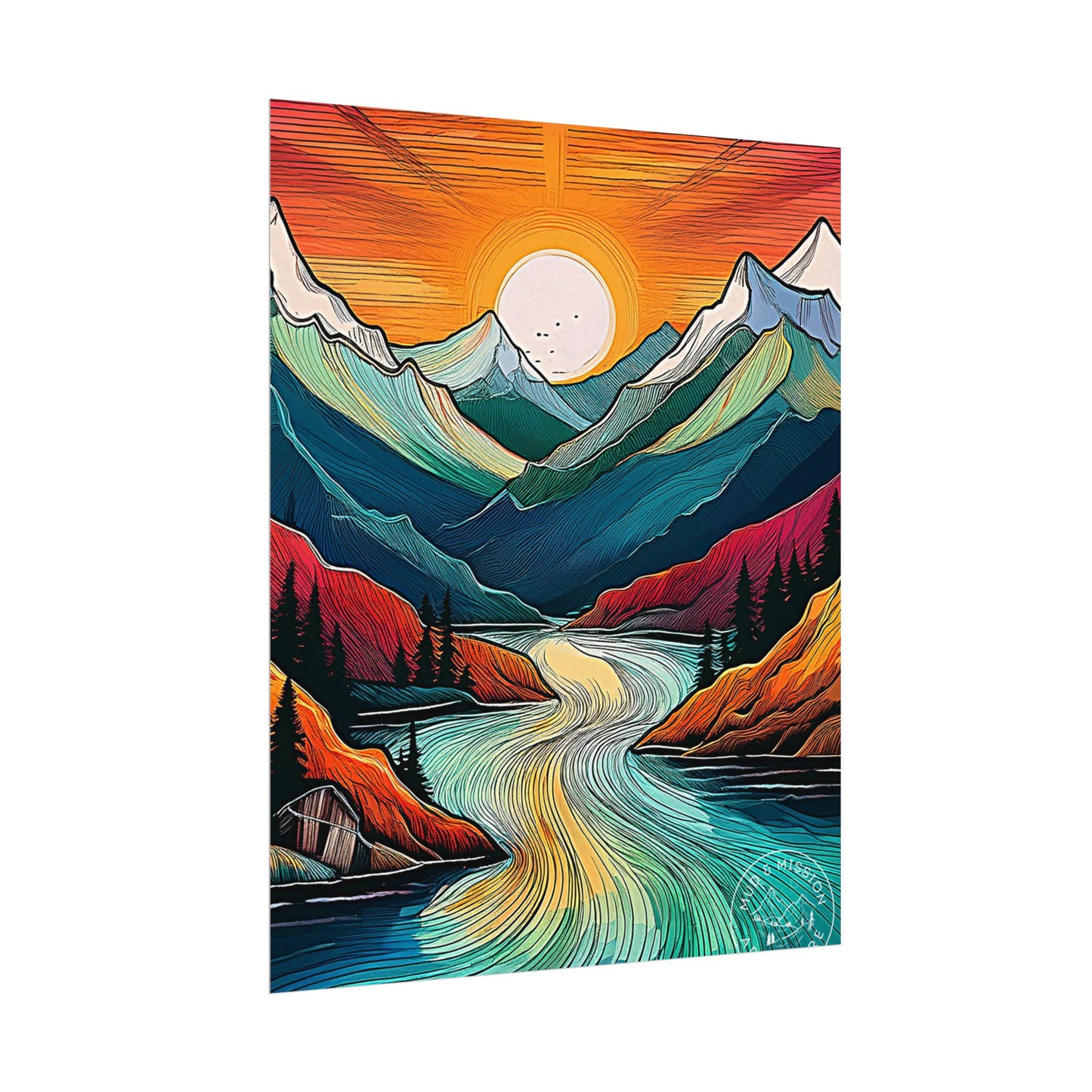 Kenai Fjords National Park Matte Poster