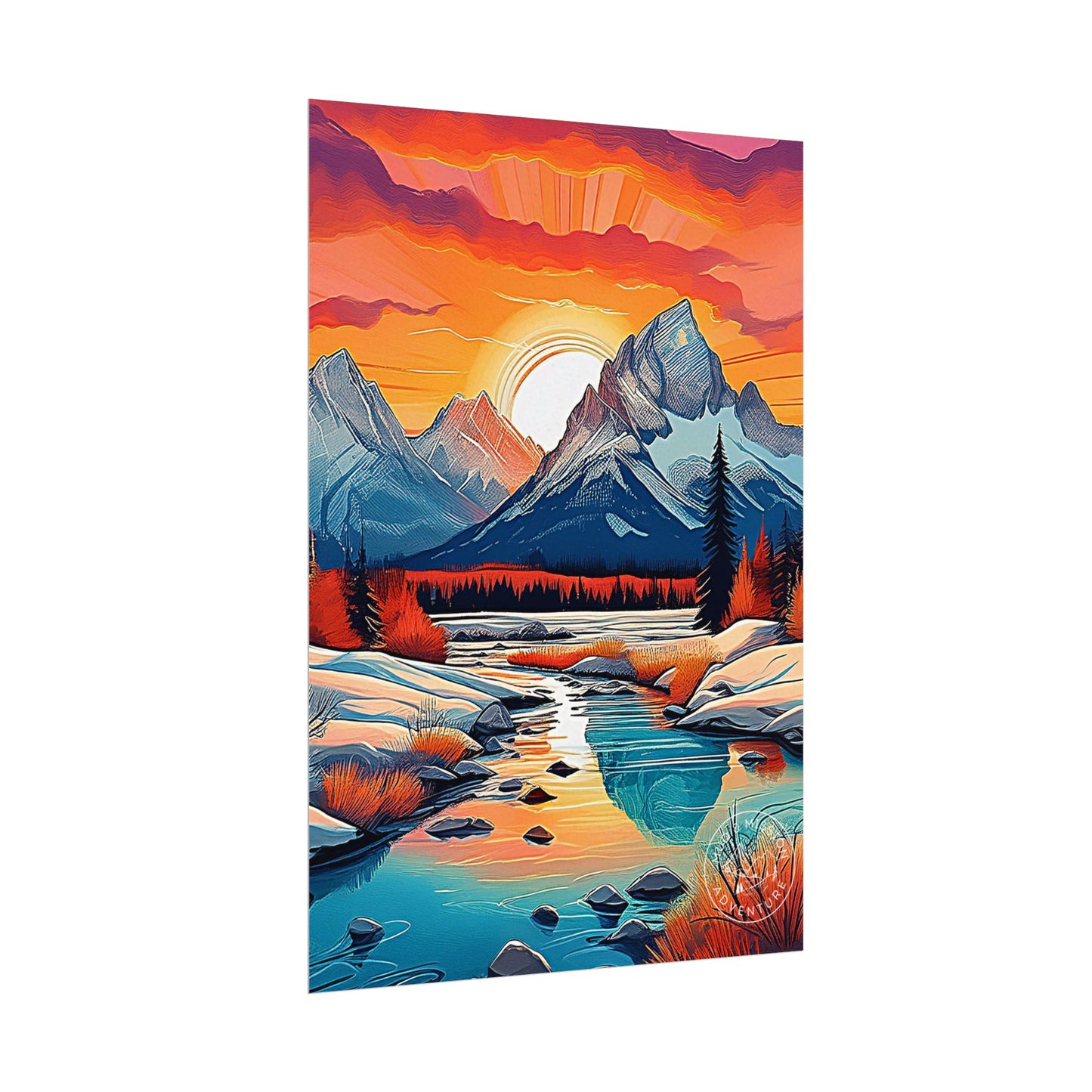 Grand Tetons National Park Matte Poster