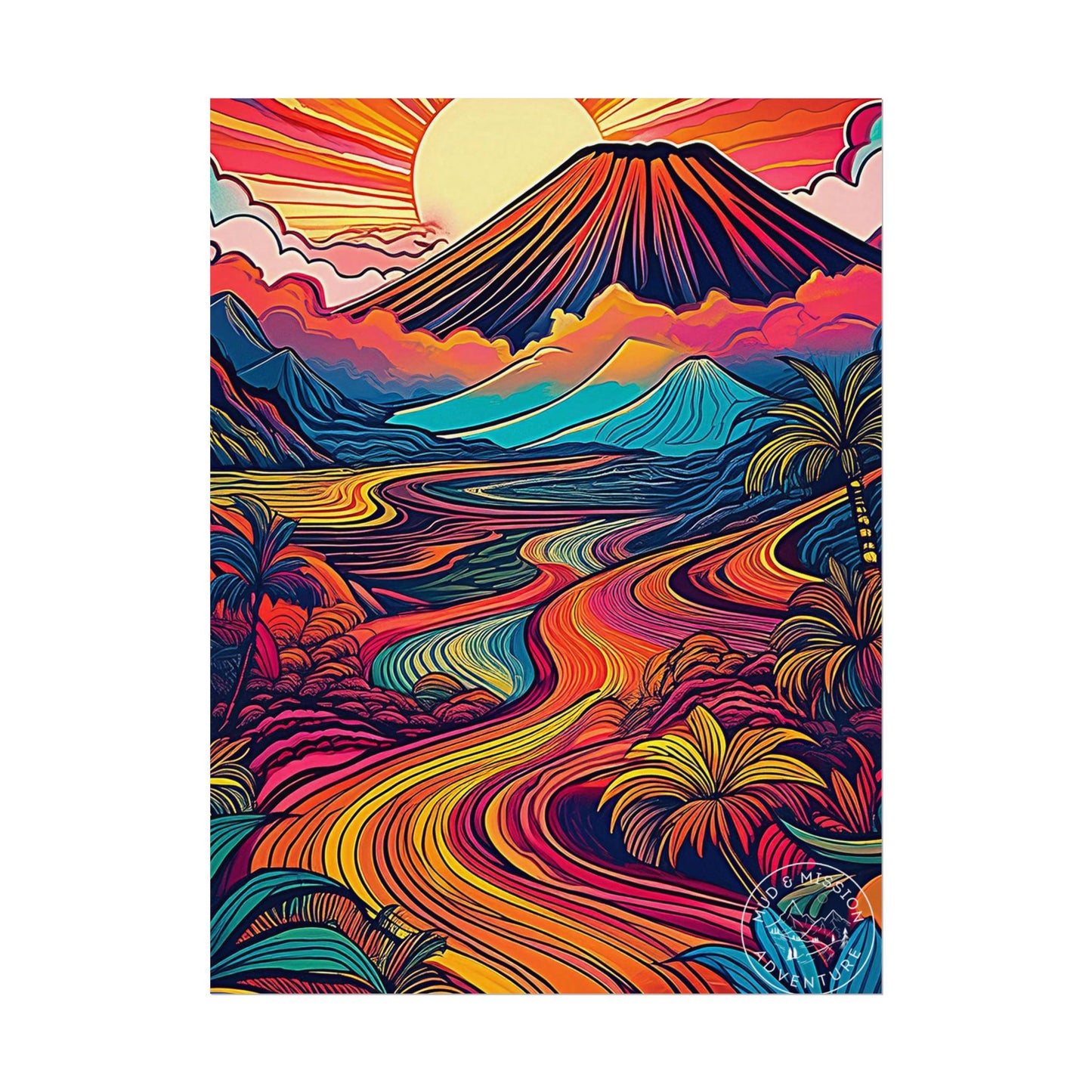 Hawaii Volcanoes National Park Matte Poster