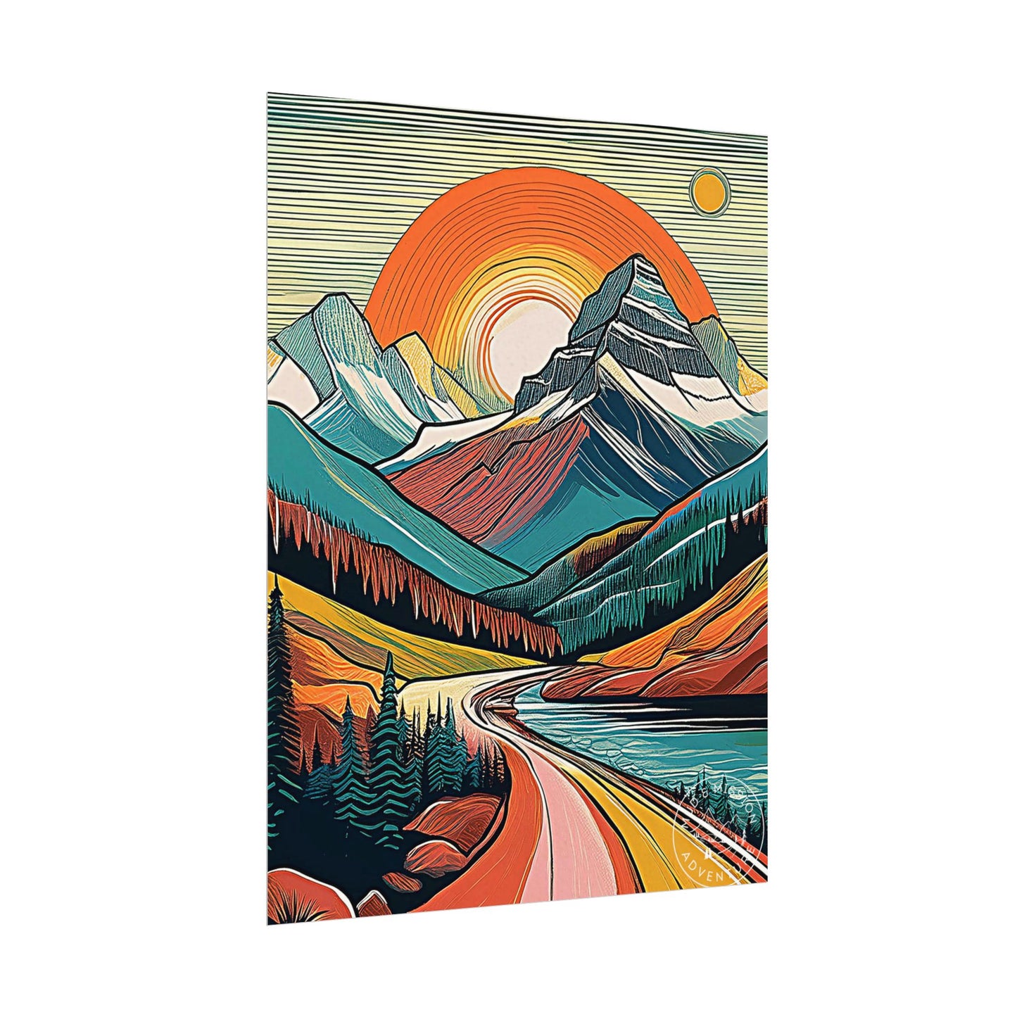 Glacier National Park Matte Poster