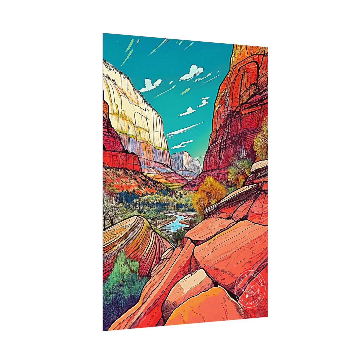 Zion National Park Matte Poster