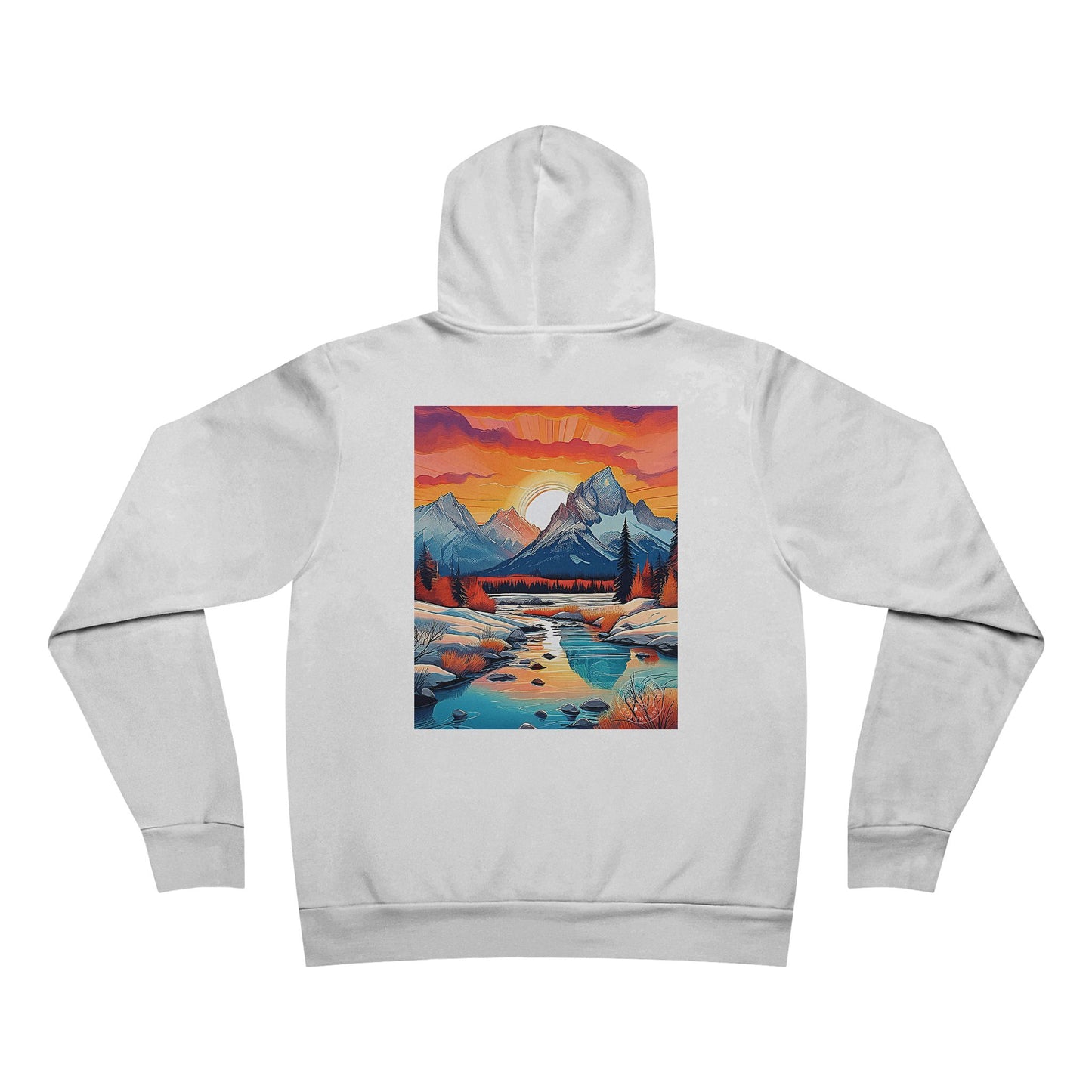 Grand Teton National Park Fleece Hoodie