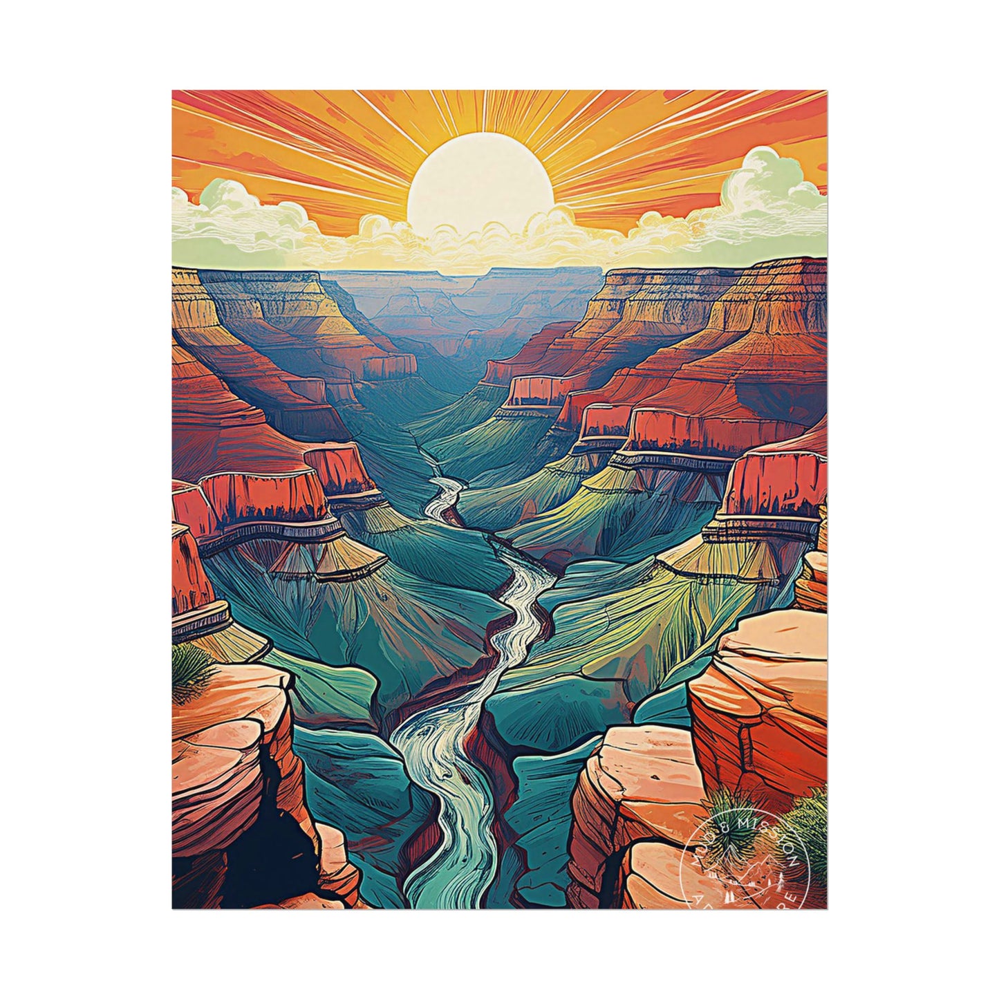 Grand Canyon National Park Matte Poster