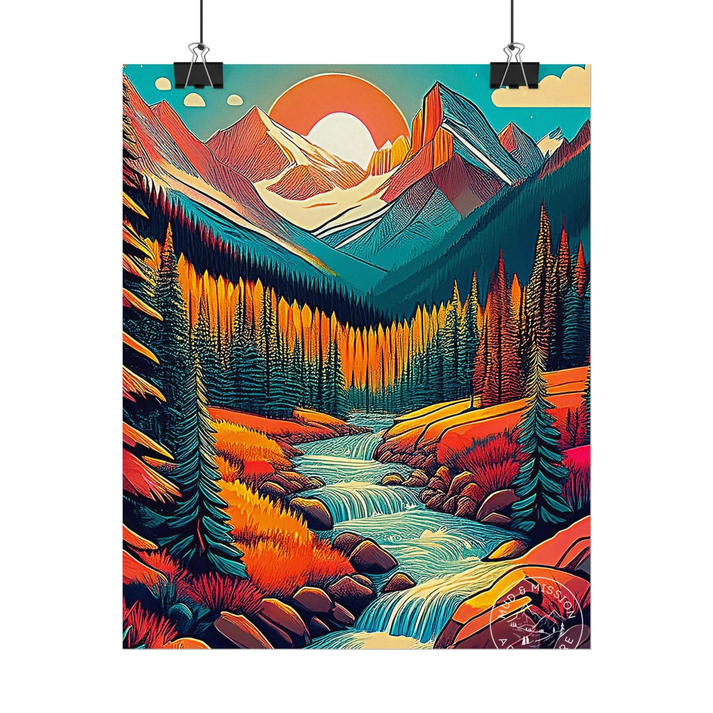Rocky Mountain National Park Matte Poster