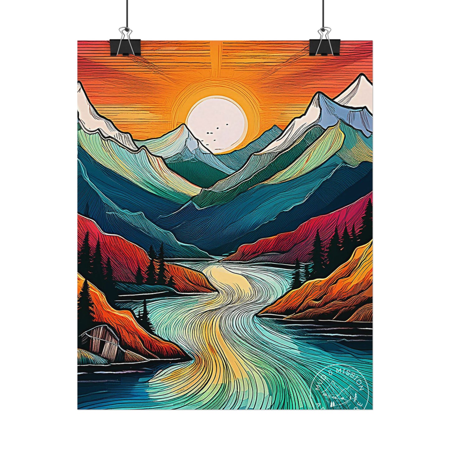 Kenai Fjords National Park Matte Poster