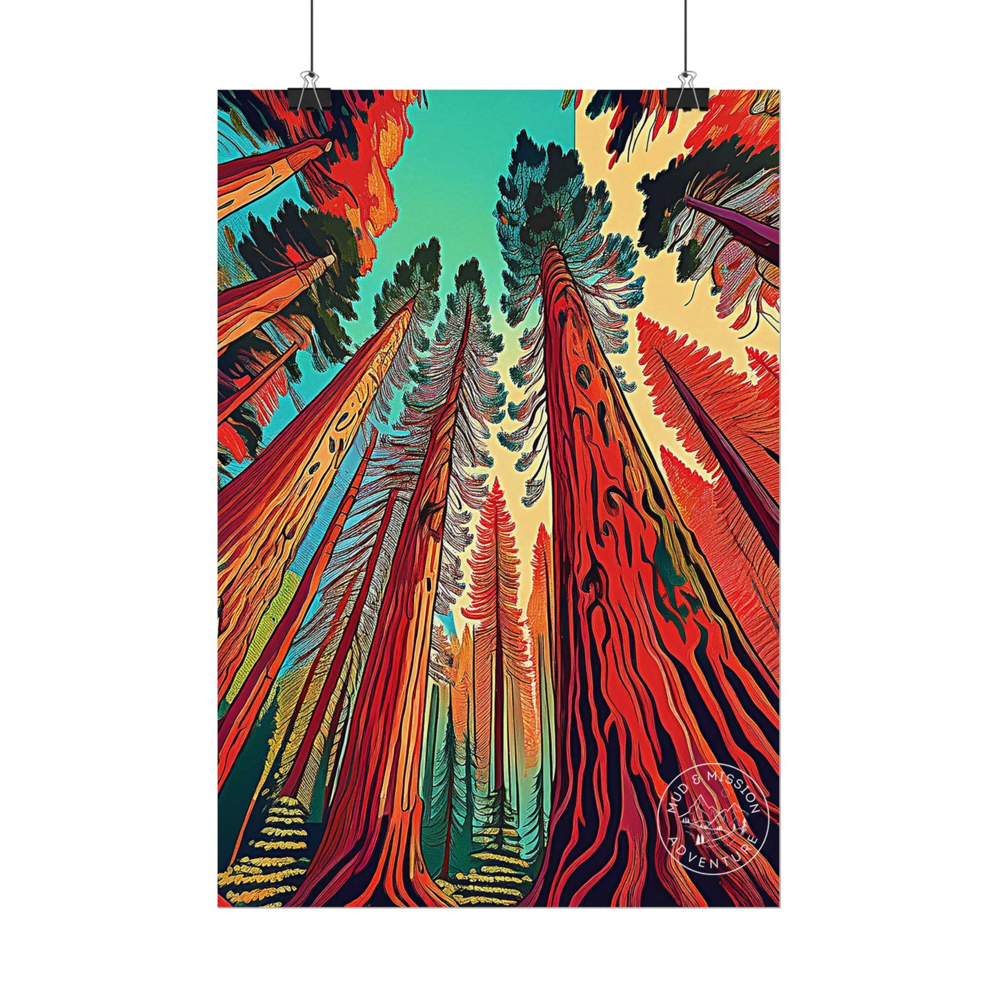 Redwood National Park Matte Poster