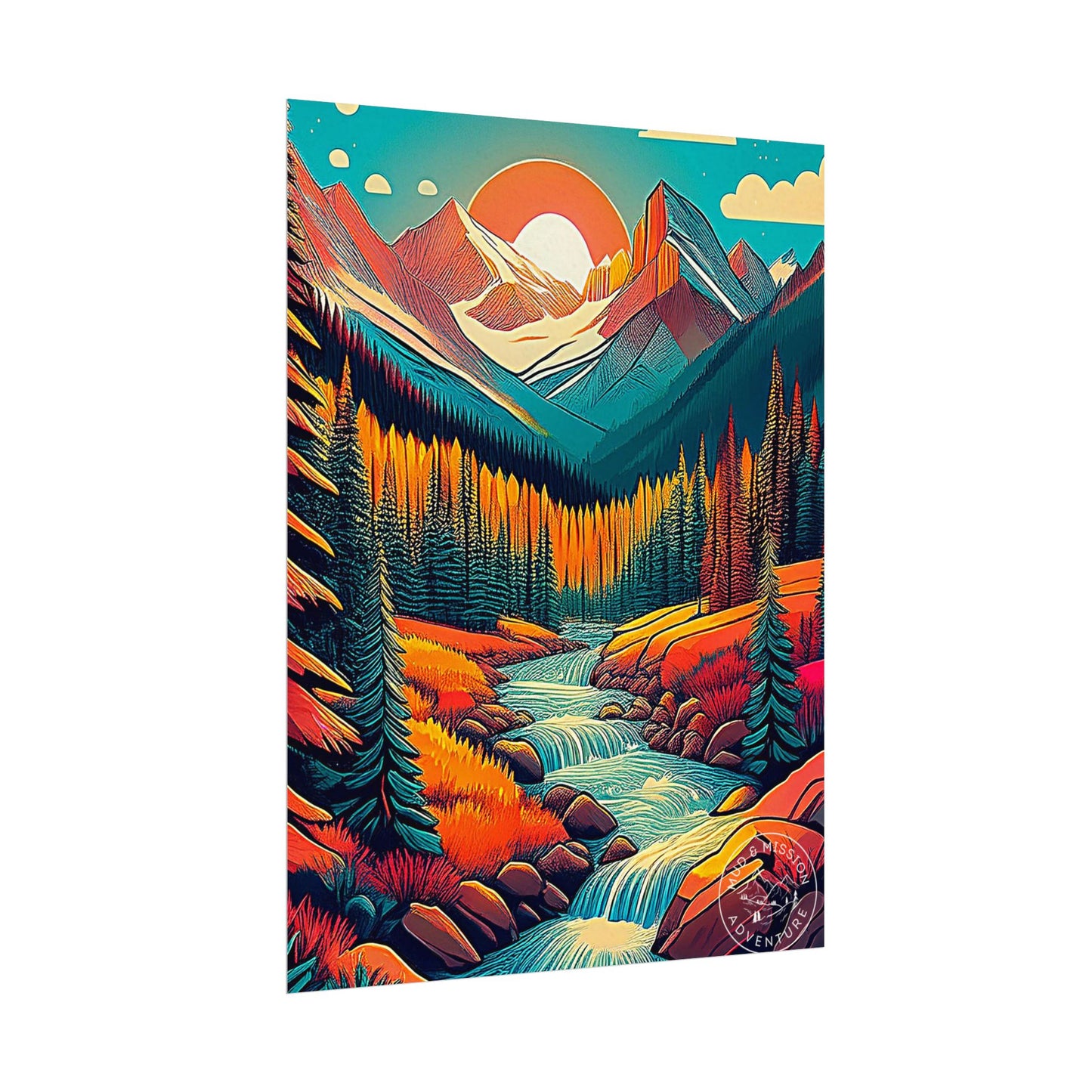 Rocky Mountain National Park Matte Poster