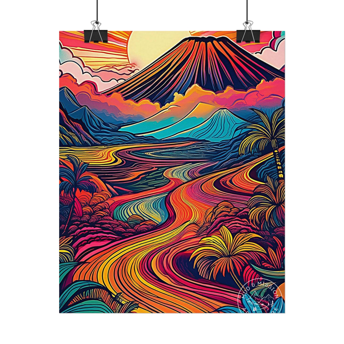 Hawaii Volcanoes National Park Matte Poster