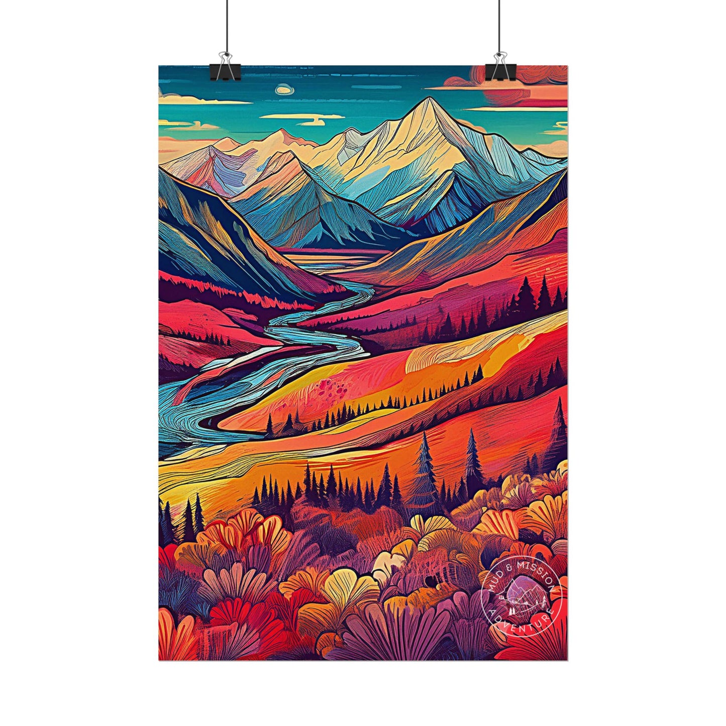 Denali National Park Matte Poster