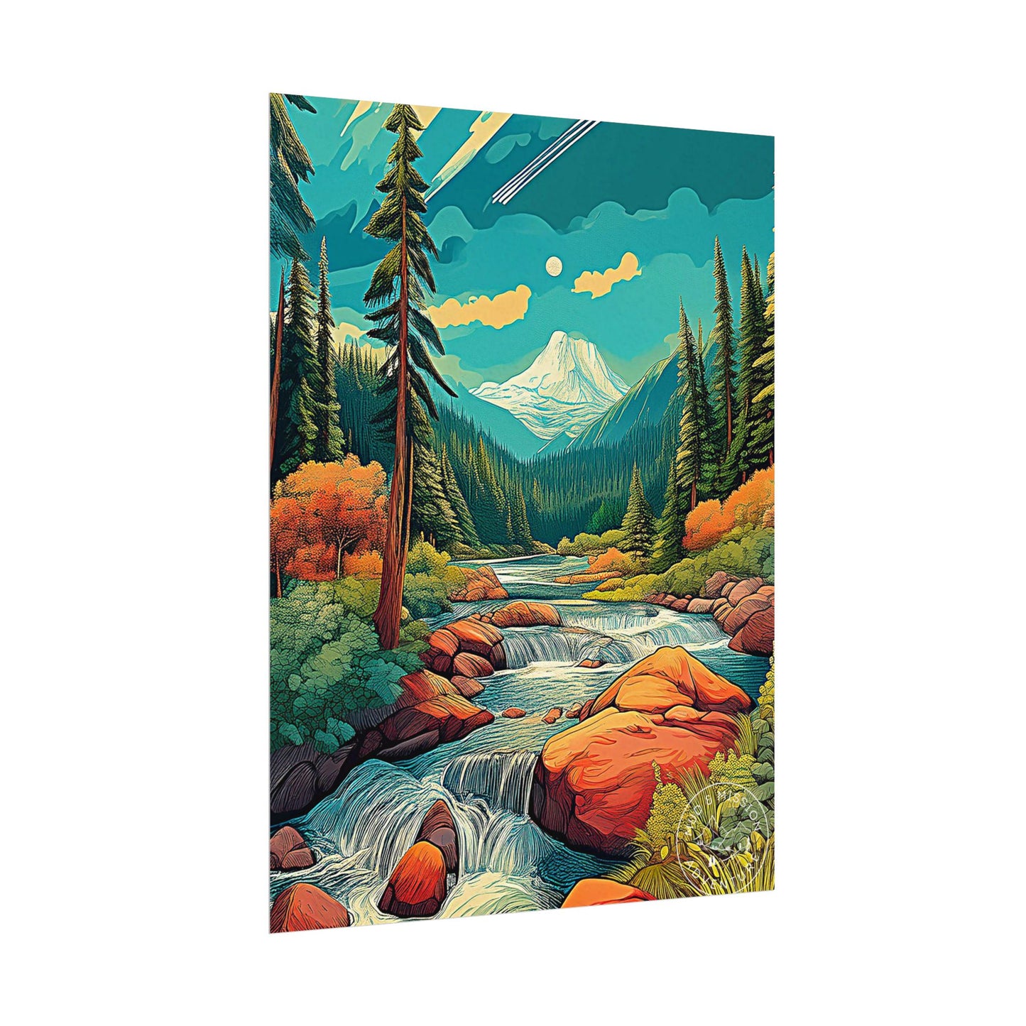 Mount Olympic National Park Matte Poster