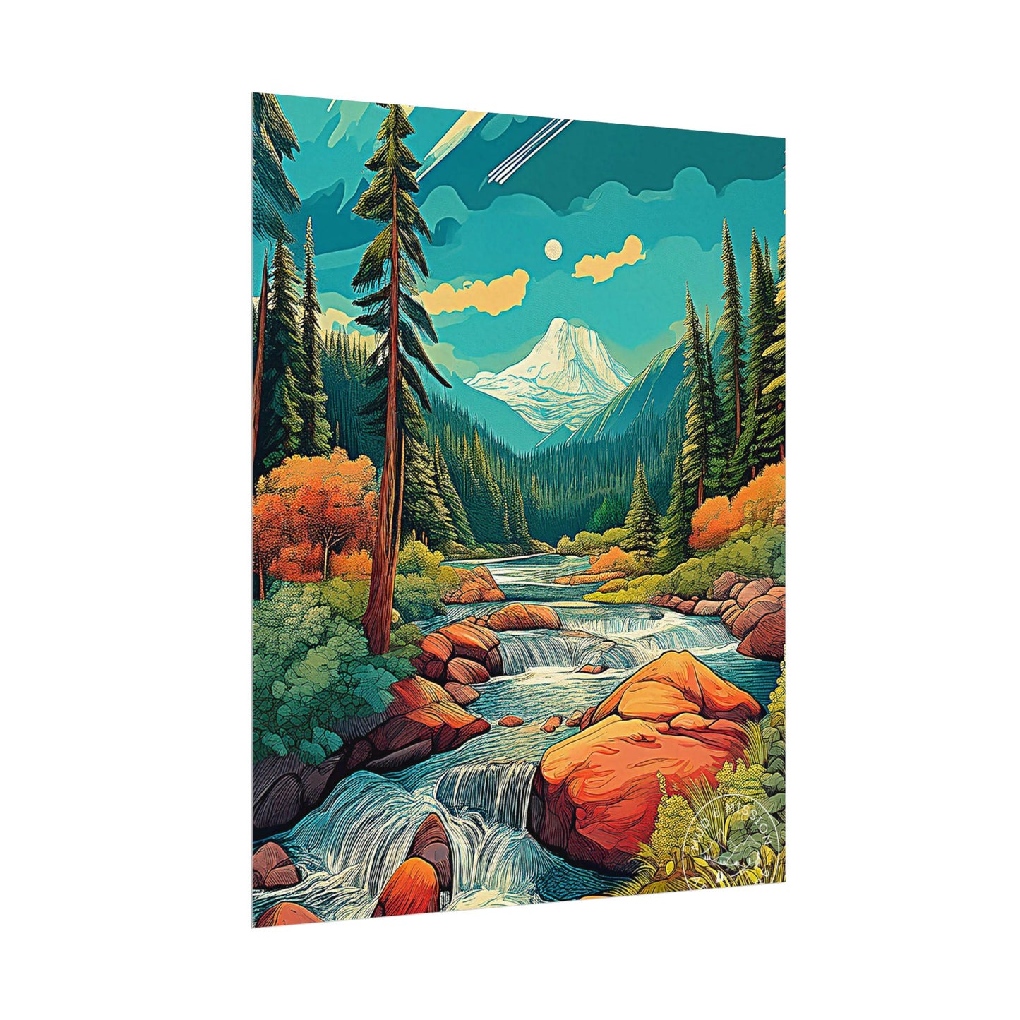 Mount Olympic National Park Matte Poster