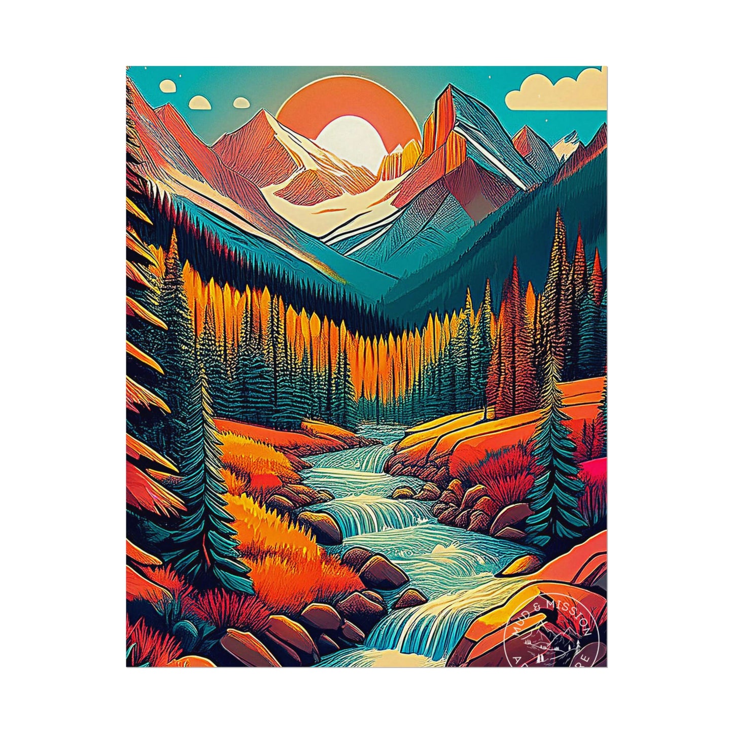 Rocky Mountain National Park Matte Poster