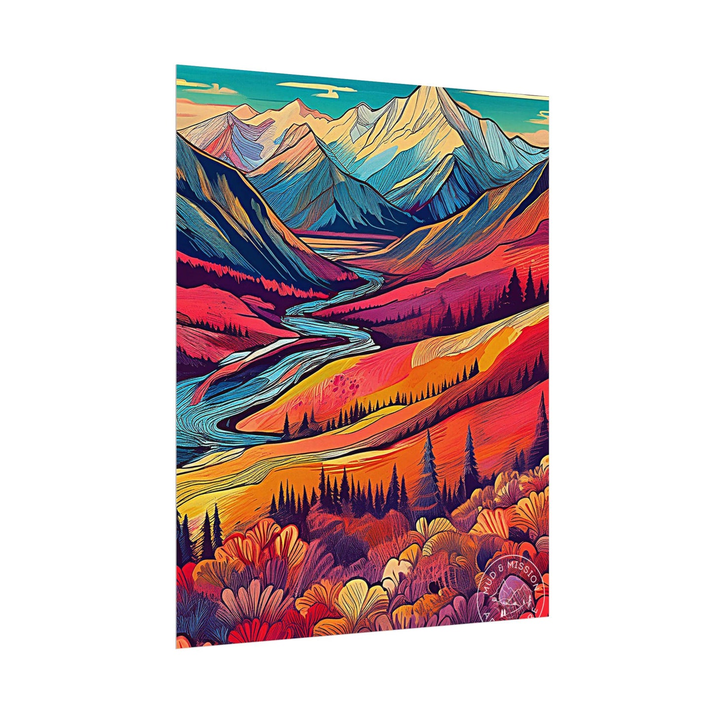 Denali National Park Matte Poster