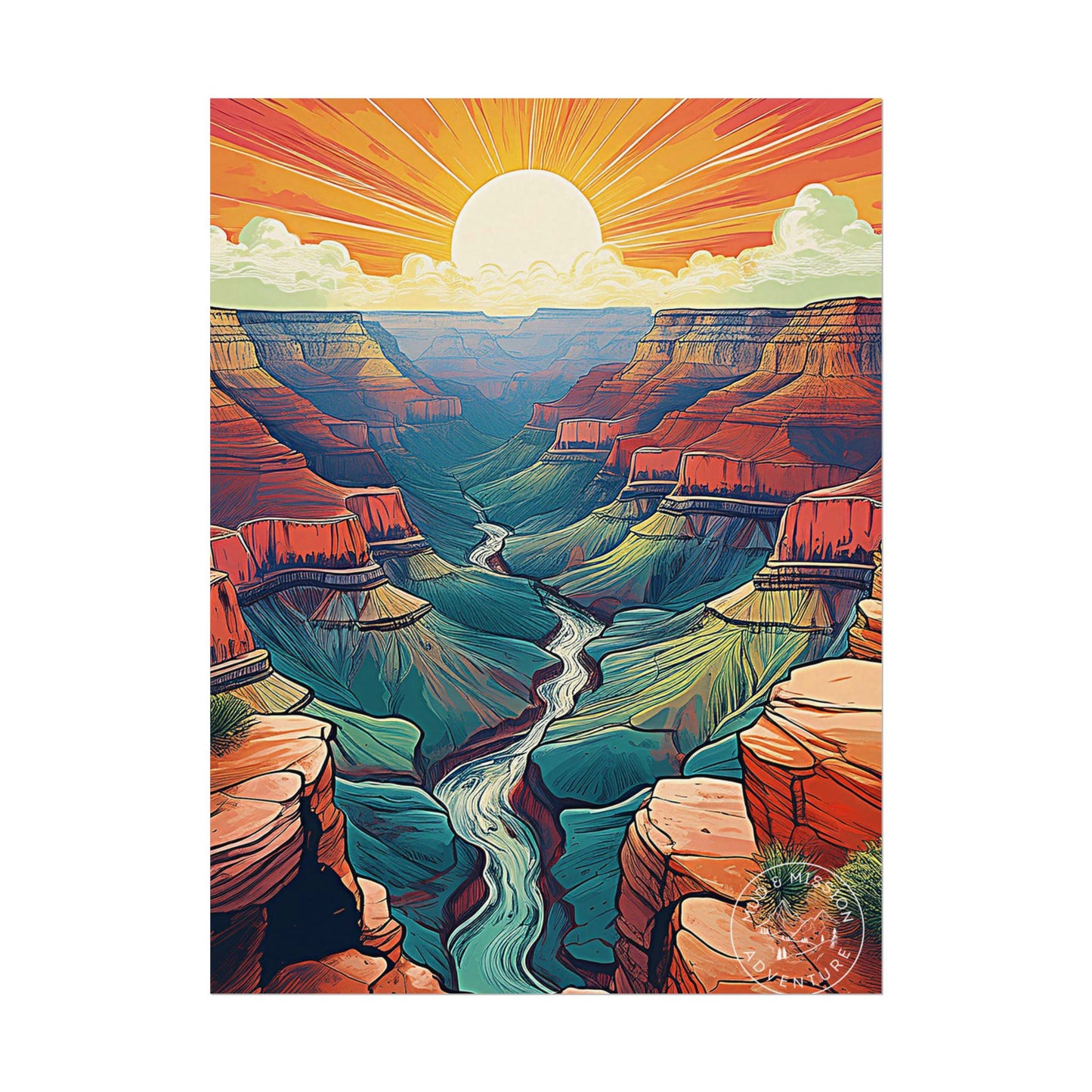 Grand Canyon National Park Matte Poster