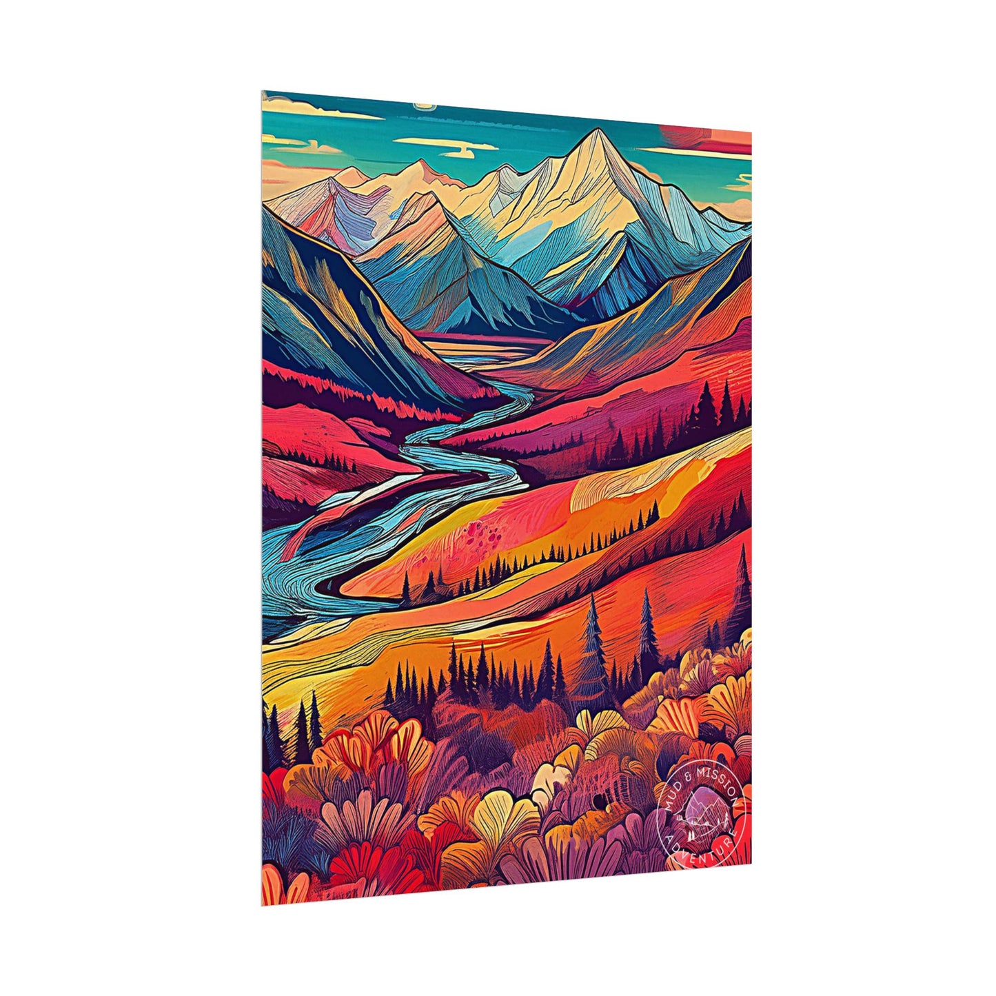 Denali National Park Matte Poster