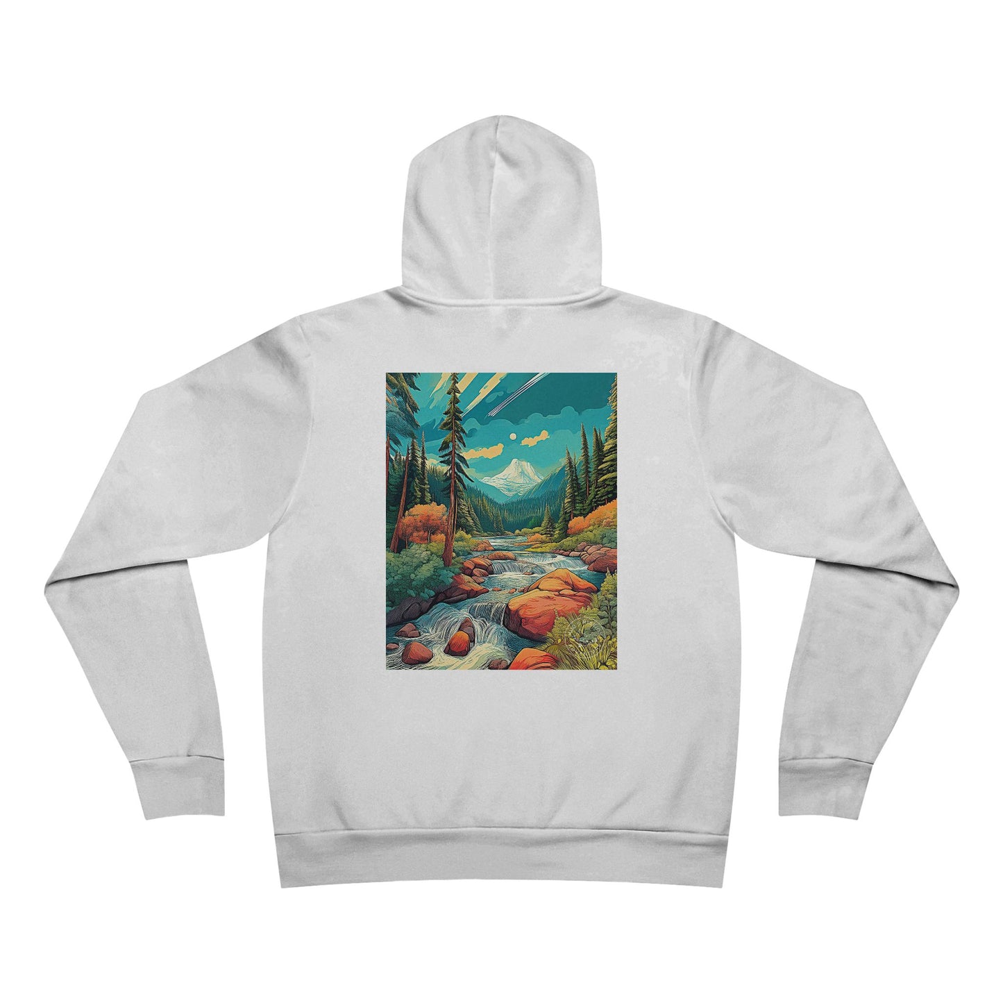 Mount Olympic National Park Fleece Hoodie