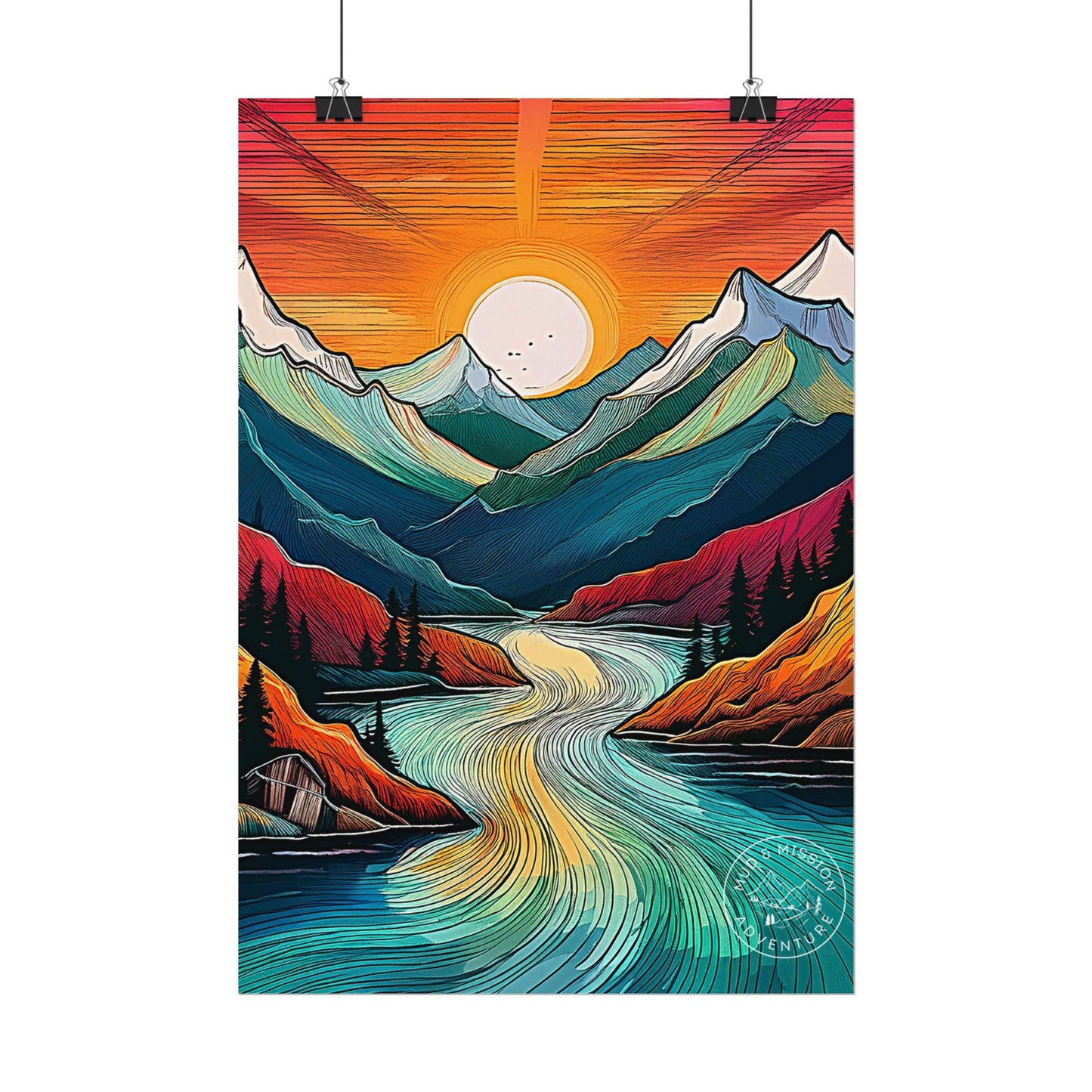 Kenai Fjords National Park Matte Poster