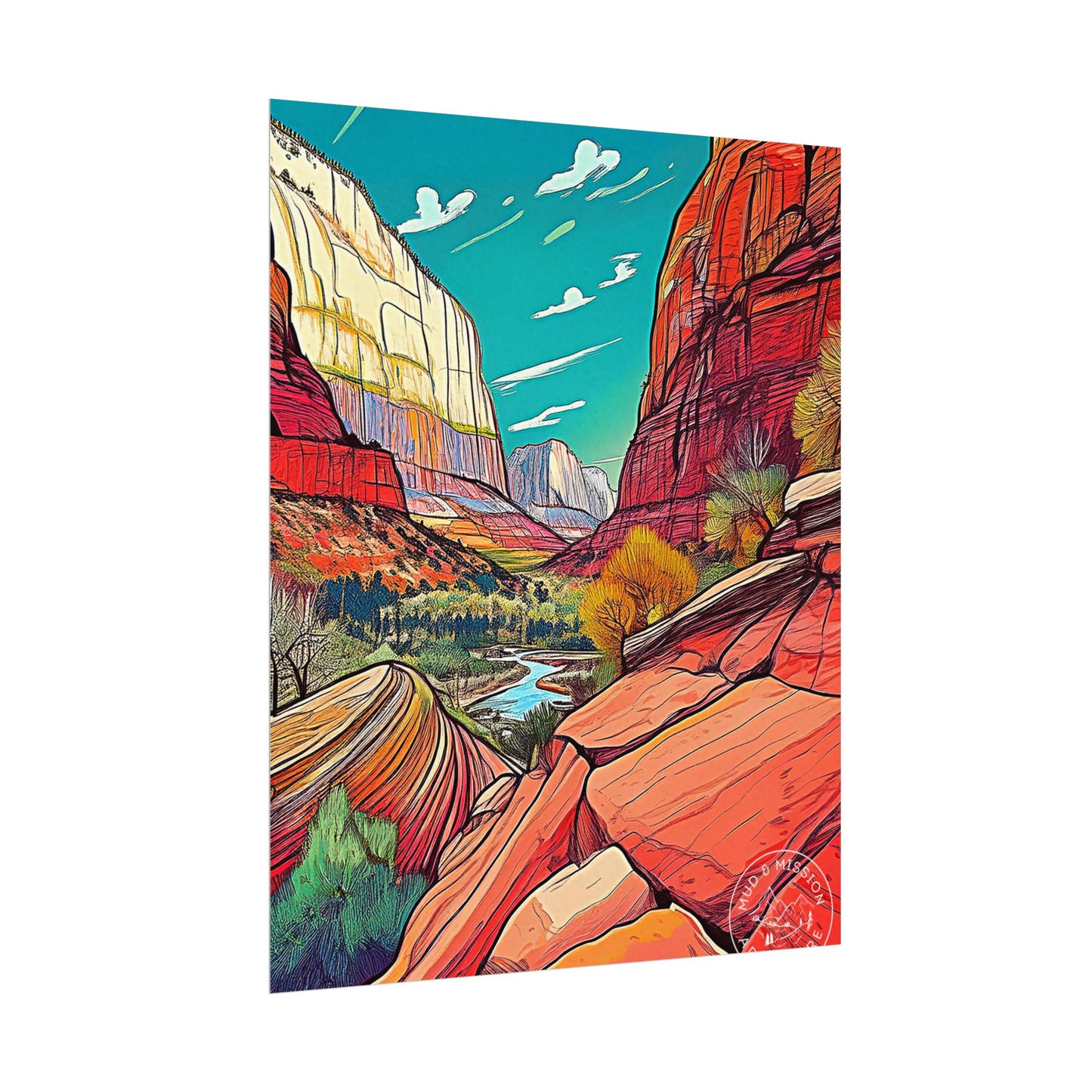 Zion National Park Matte Poster