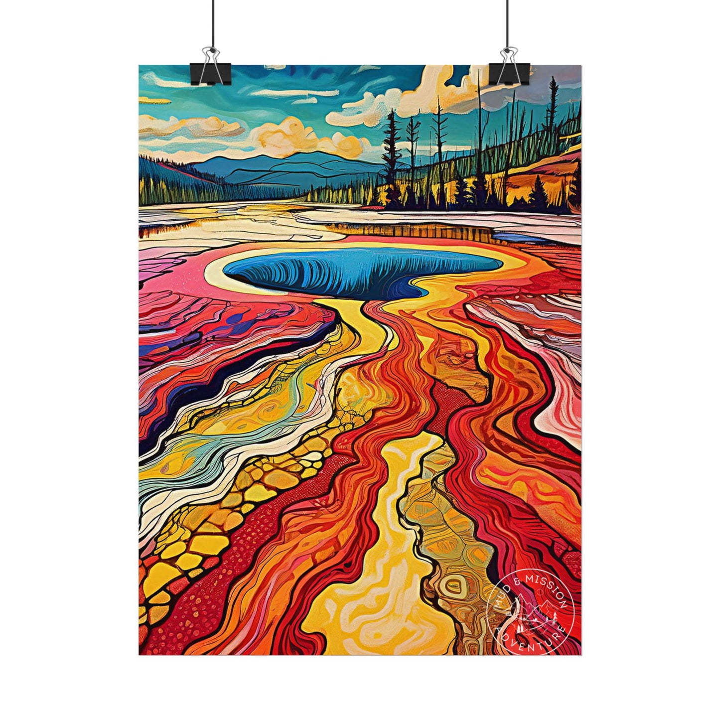 Yellowstone National Park Matte Poster
