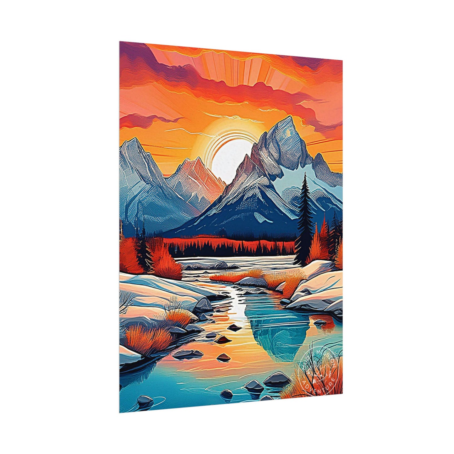 Grand Tetons National Park Matte Poster