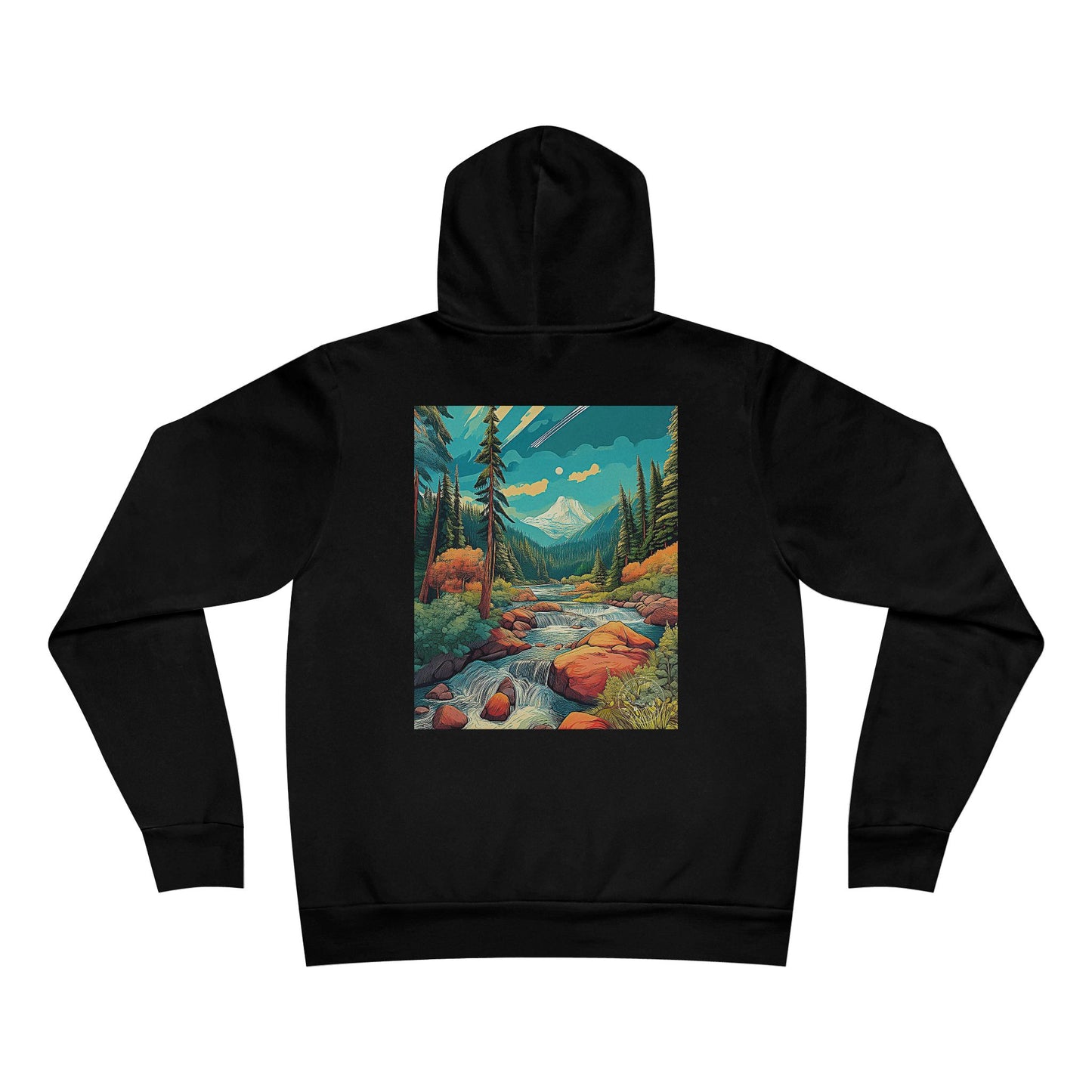 Mount Olympic National Park Fleece Hoodie