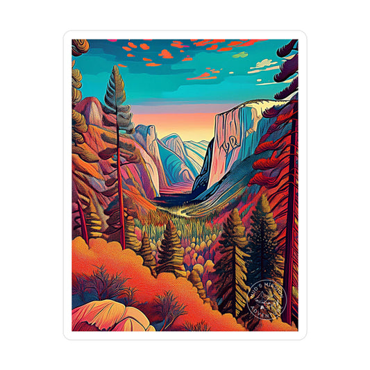 Yosemite National Park Vinyl Decal
