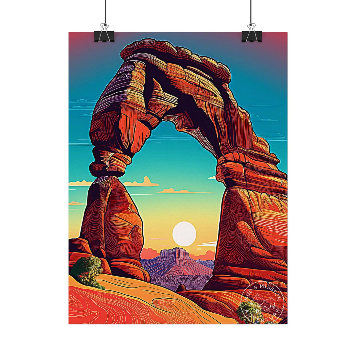 Arches National Park Matte Poster